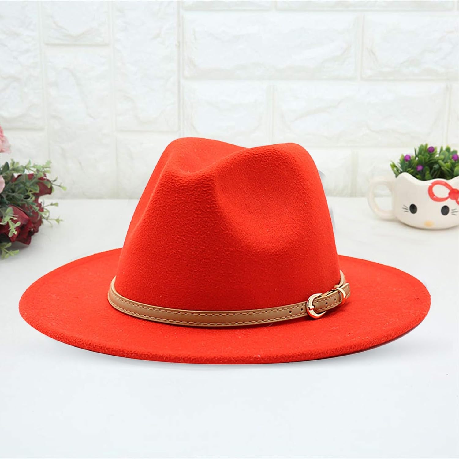 Classic Black Fedora Hat for Toddlers Girls