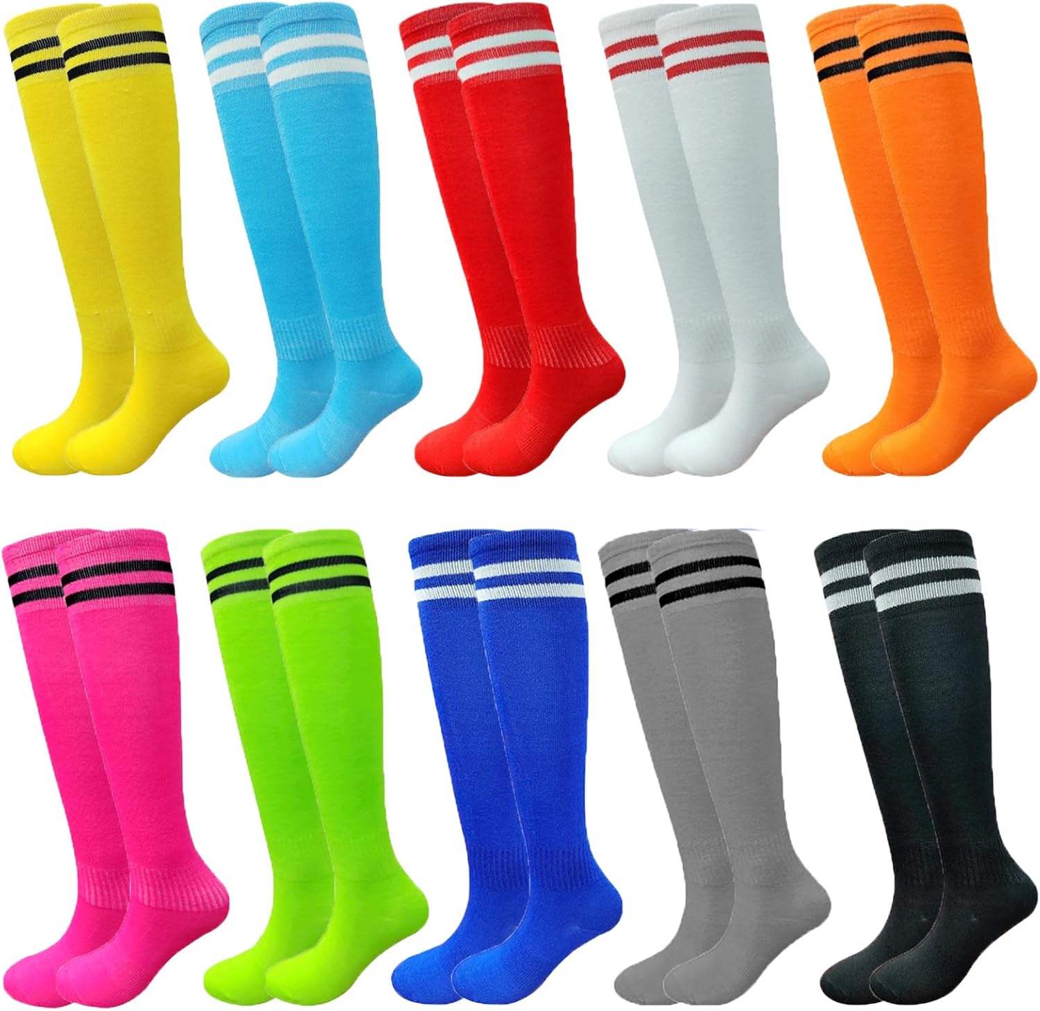 Kids Soccer Socks - Fun Protecting