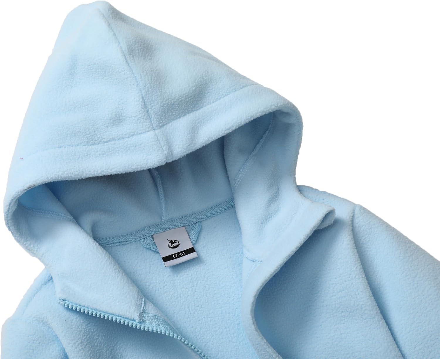 Girls Soft Fleece Full-Zip jackets Lightweight Wind-Proof