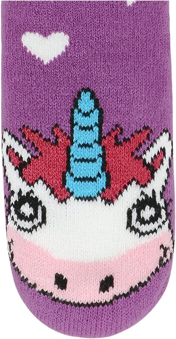 Century Star Girls Slipper Socks with Grippers for Kids