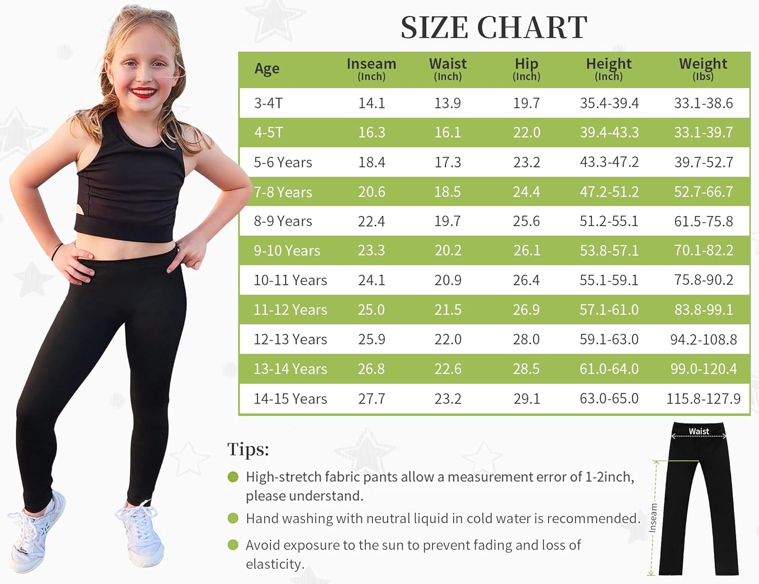 Gnainach Girls Running Pants