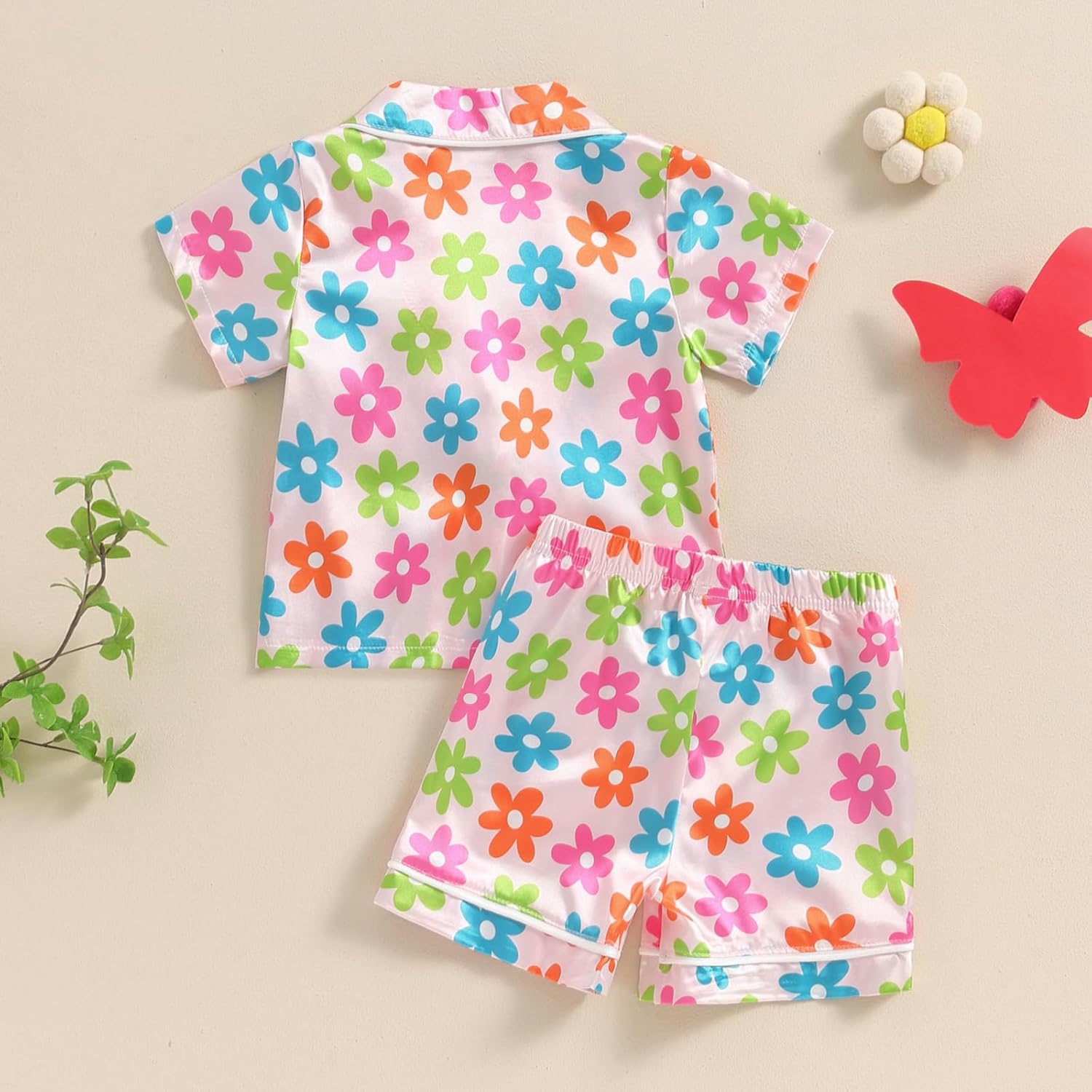 Kavousa Toddler Pajamas ButterflyFruit Print Personalized