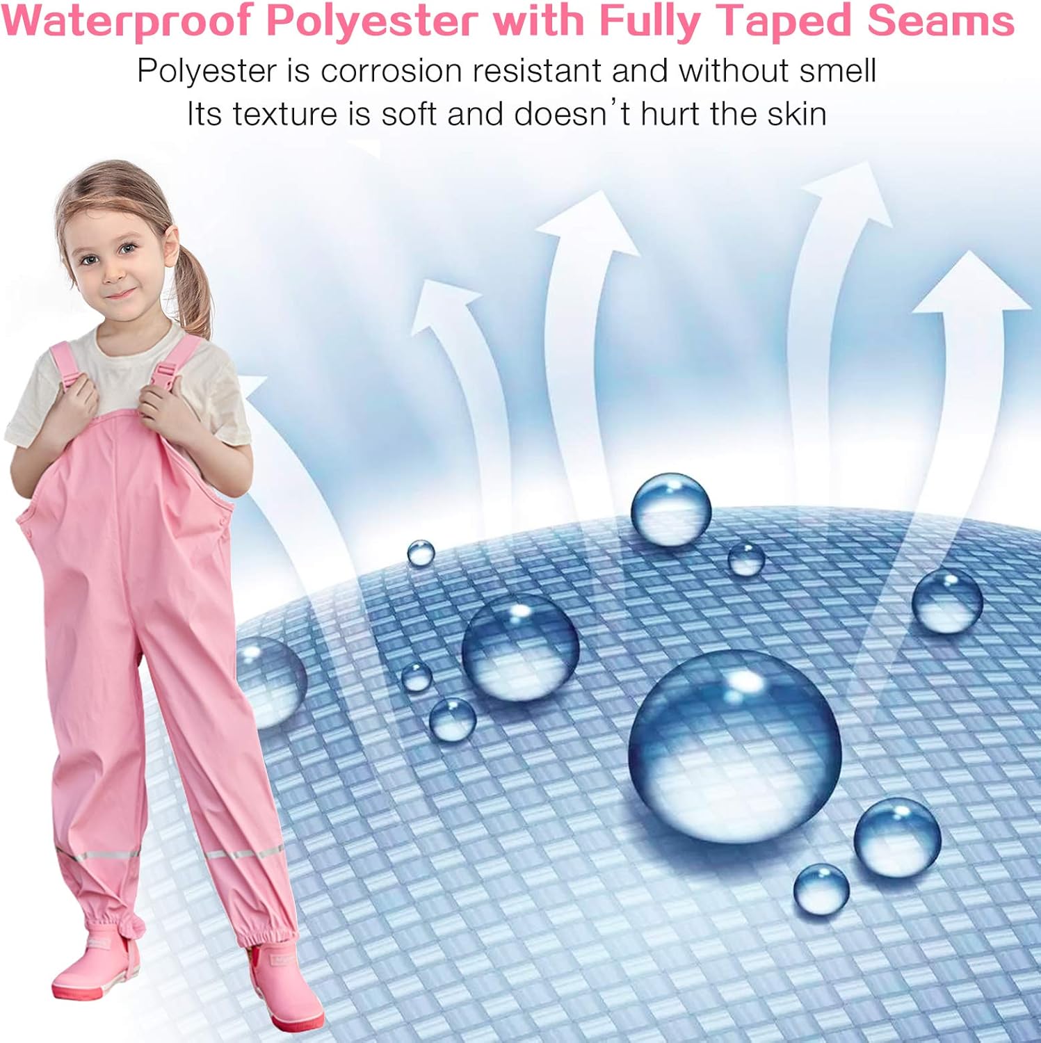 SSAWcasa - Waterproof Rain Pants for Kids