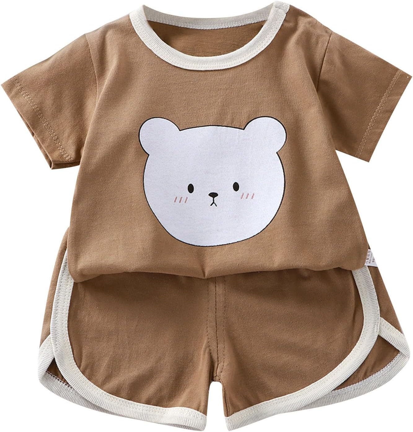 2-Piece Kawaii Match Tees for Kids