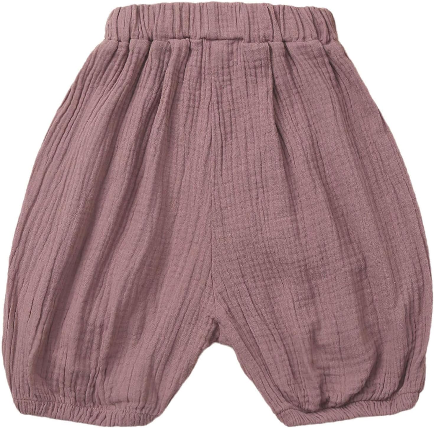 Summer Plain Pumpkin Shorts Pants for Babies