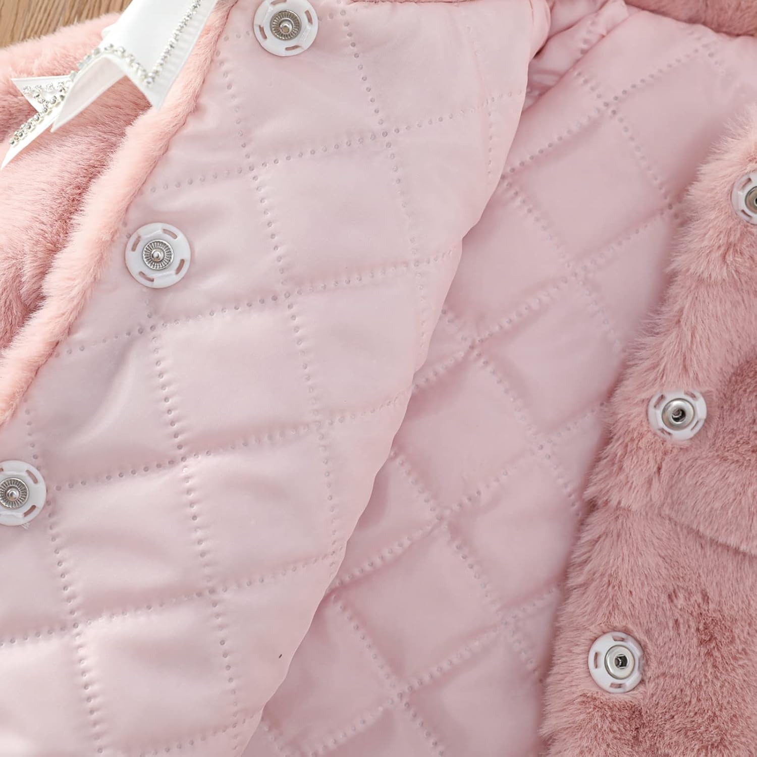 Happy Cherry toddler girls fuzzy coat