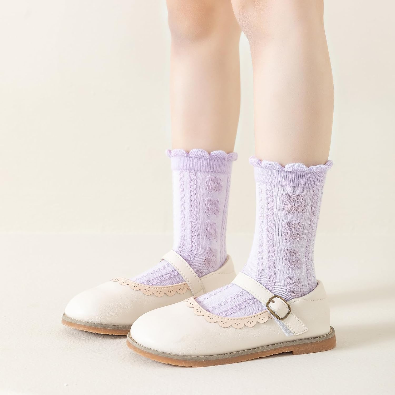 Meeshine Toddler Girls Ruffle Ankle Socks london