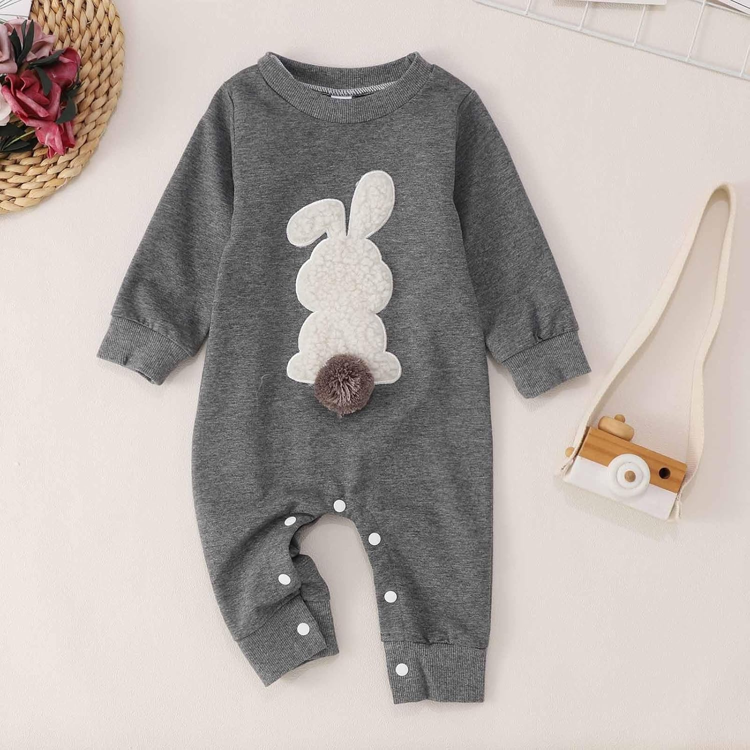 Easter Bunny Jumpsuit for Babies