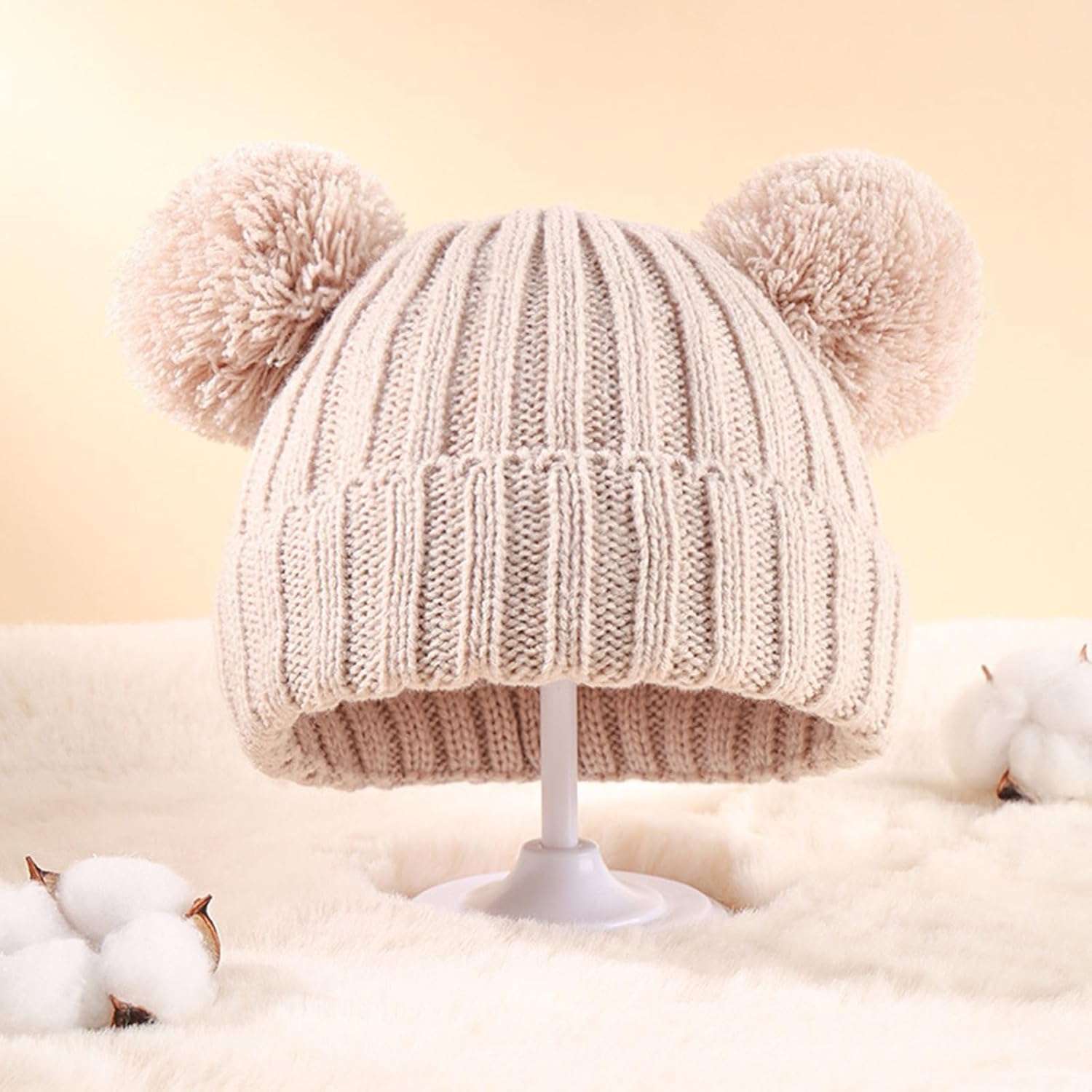Infant Winter Hat Set with Earflap for Toddlers