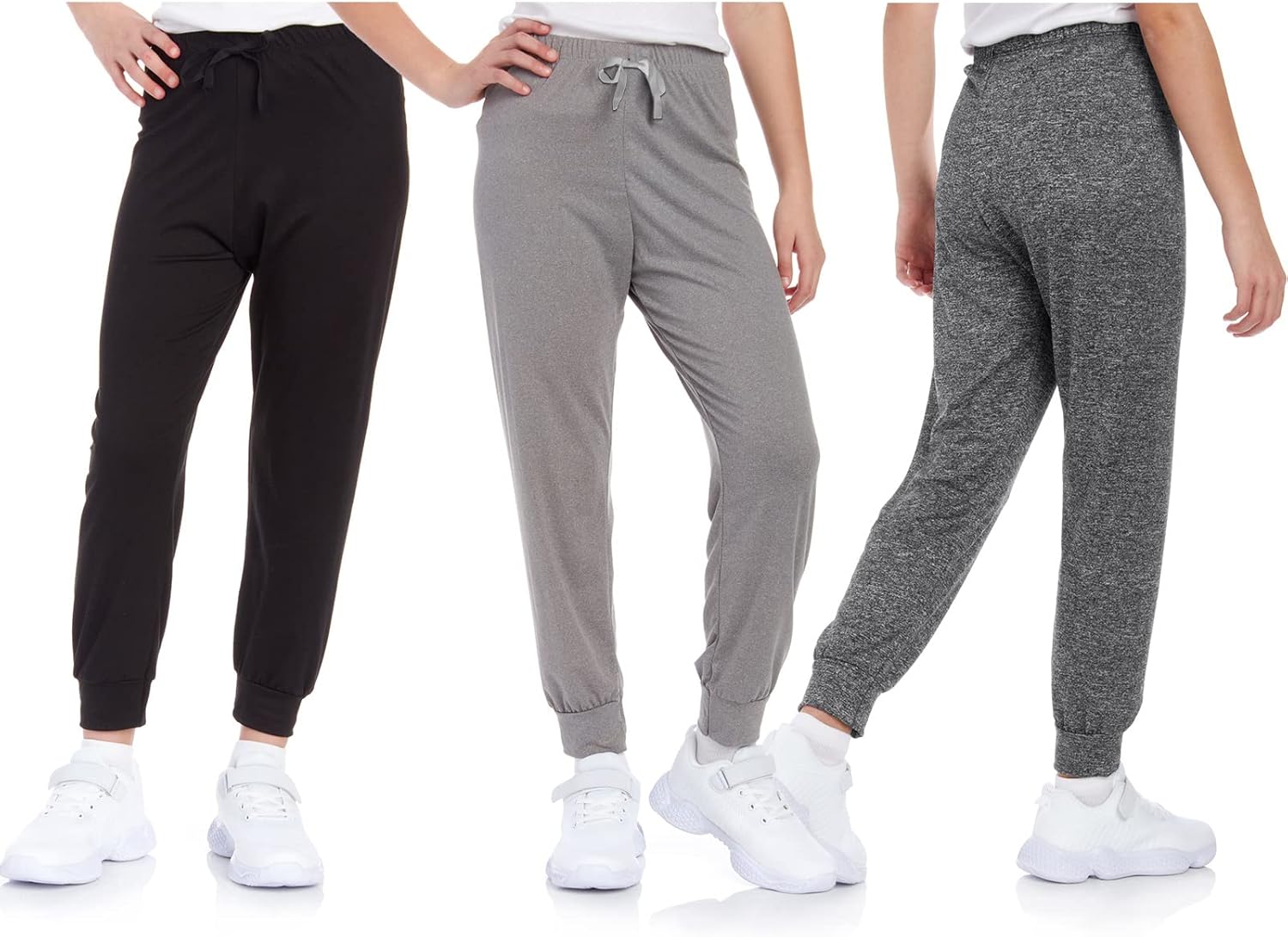 Sweet Hearts 3-Piece Girls Athletic Joggers Made in USA