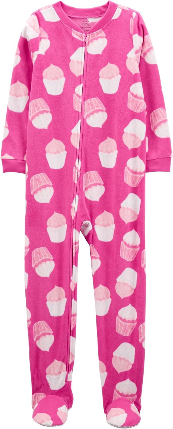 Carters Big Girls Microfleece Pajamas