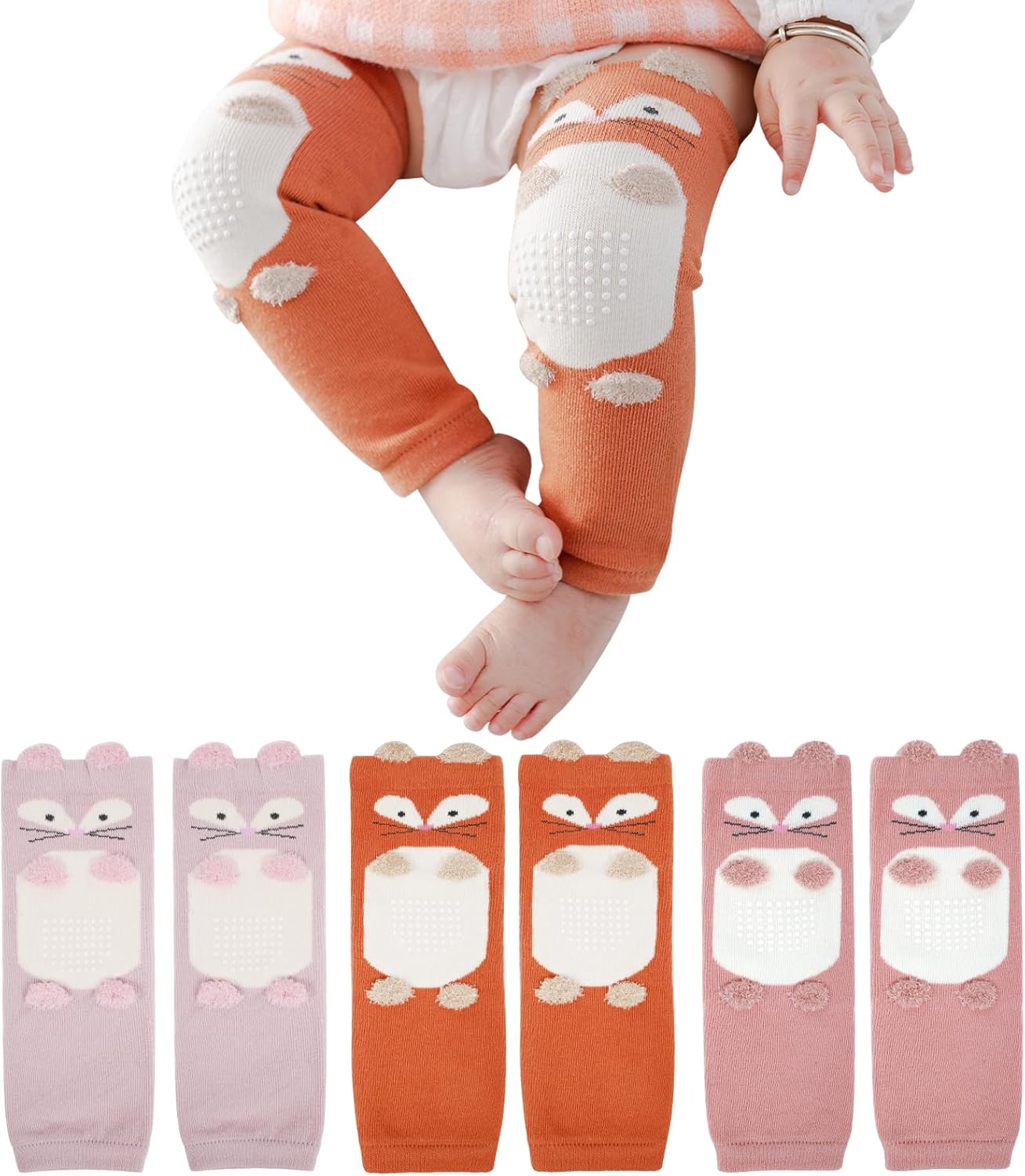 XEPST Pack of 3 Toddler Animal Pattern Legwarmers