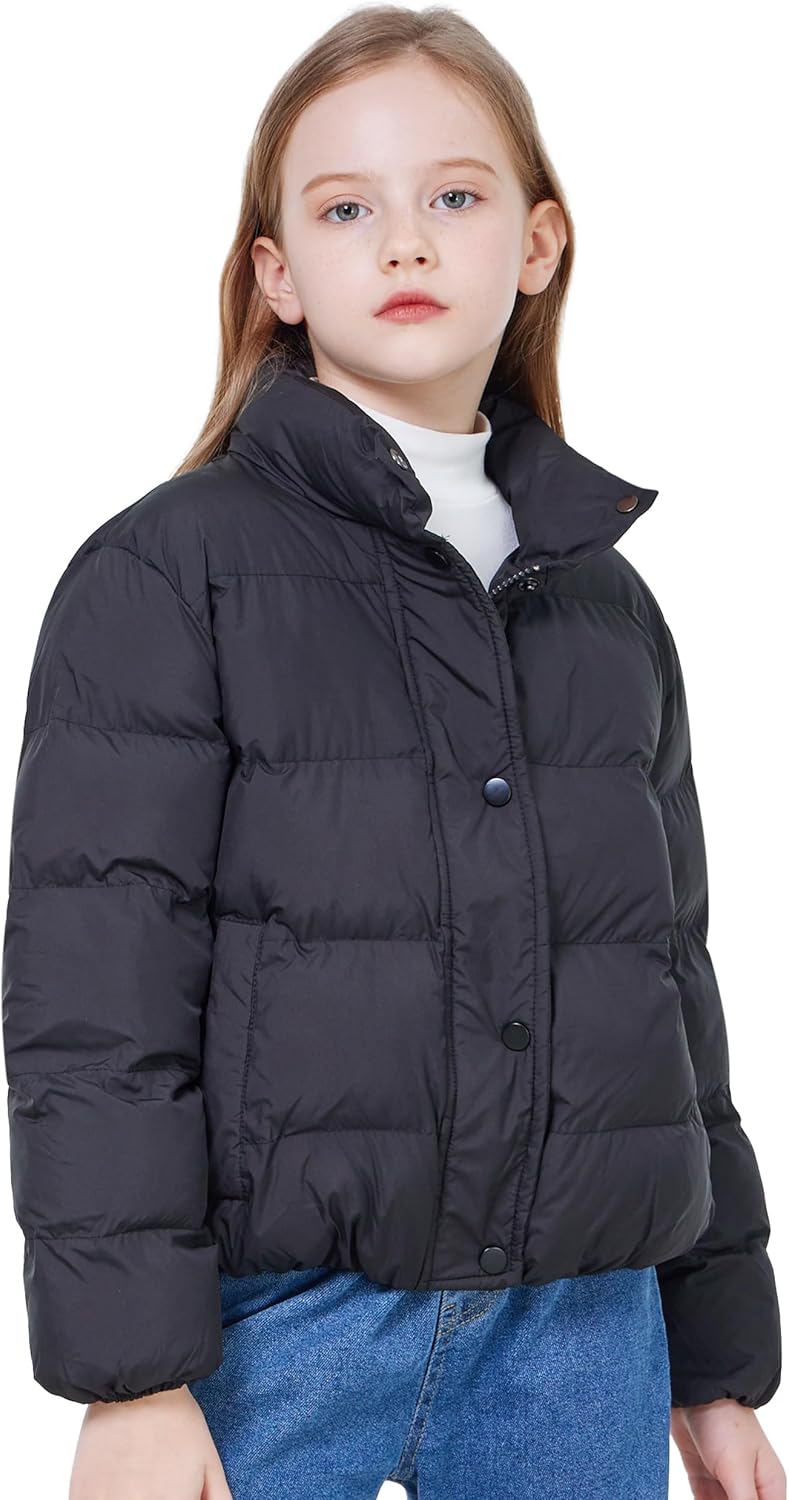 WULFUL Girls Winter Coating with Quilted Shell