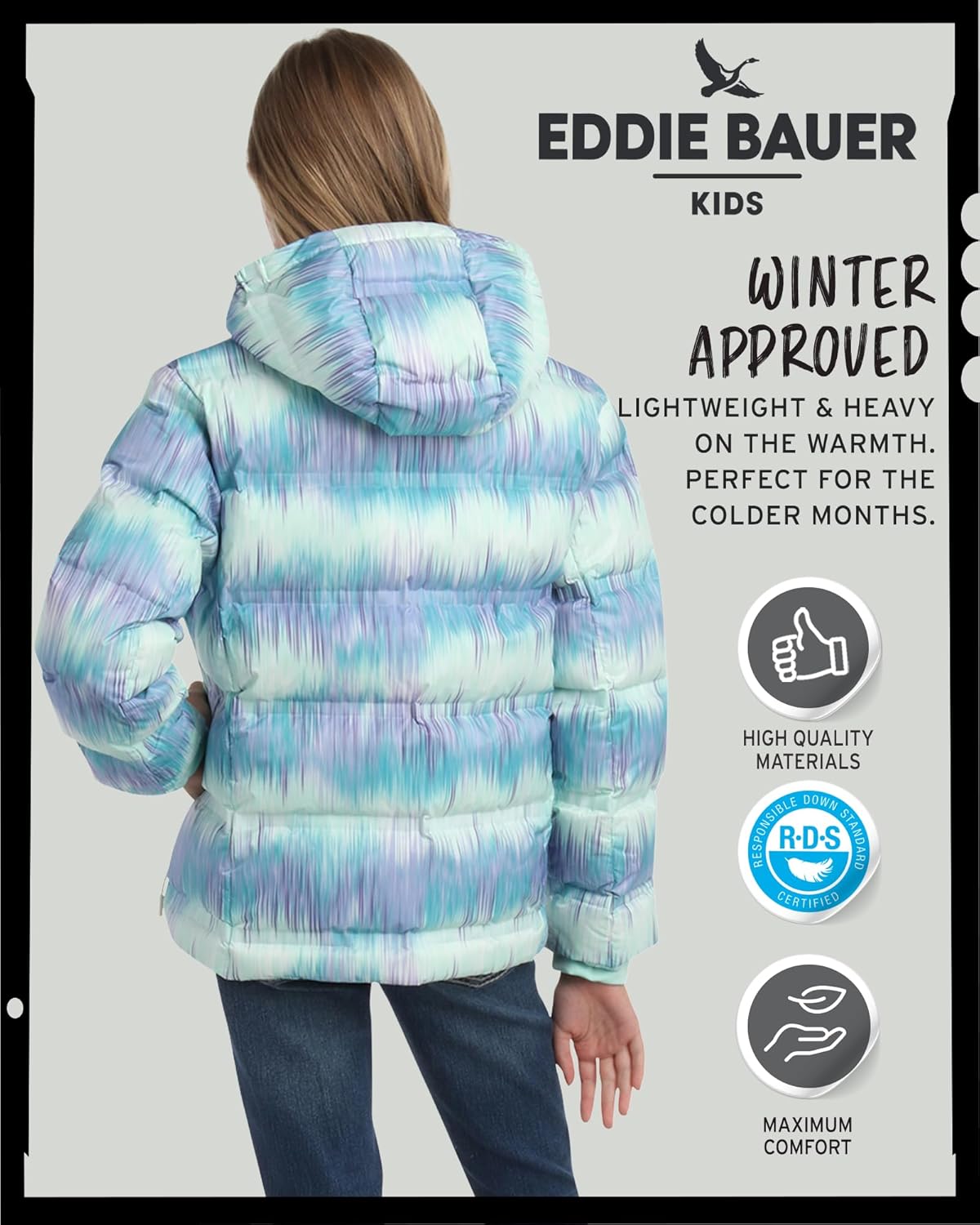 EDDI E Bauer Girls Winter Jacket