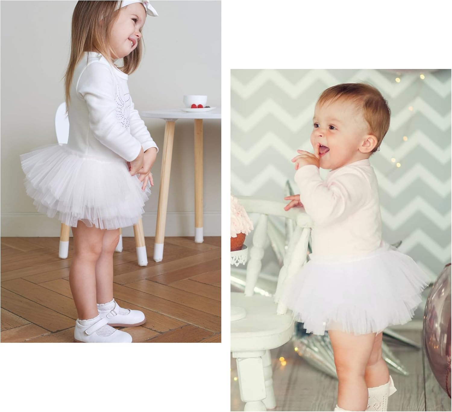 Billion Xin Toddler Tulle Tutu Skirt for Girls 6-24 Months