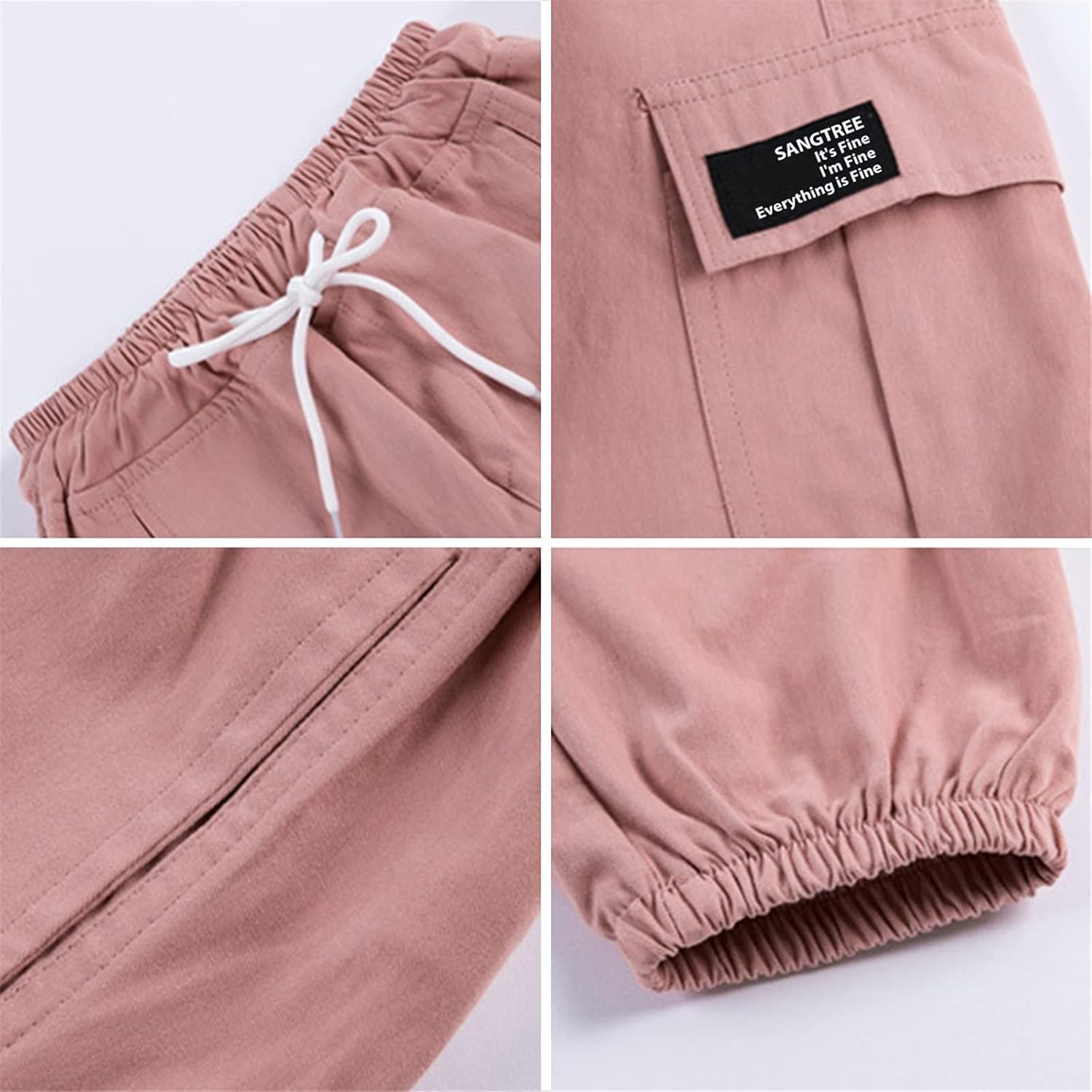 Stylish Womens Cargo Jogger Pants_script