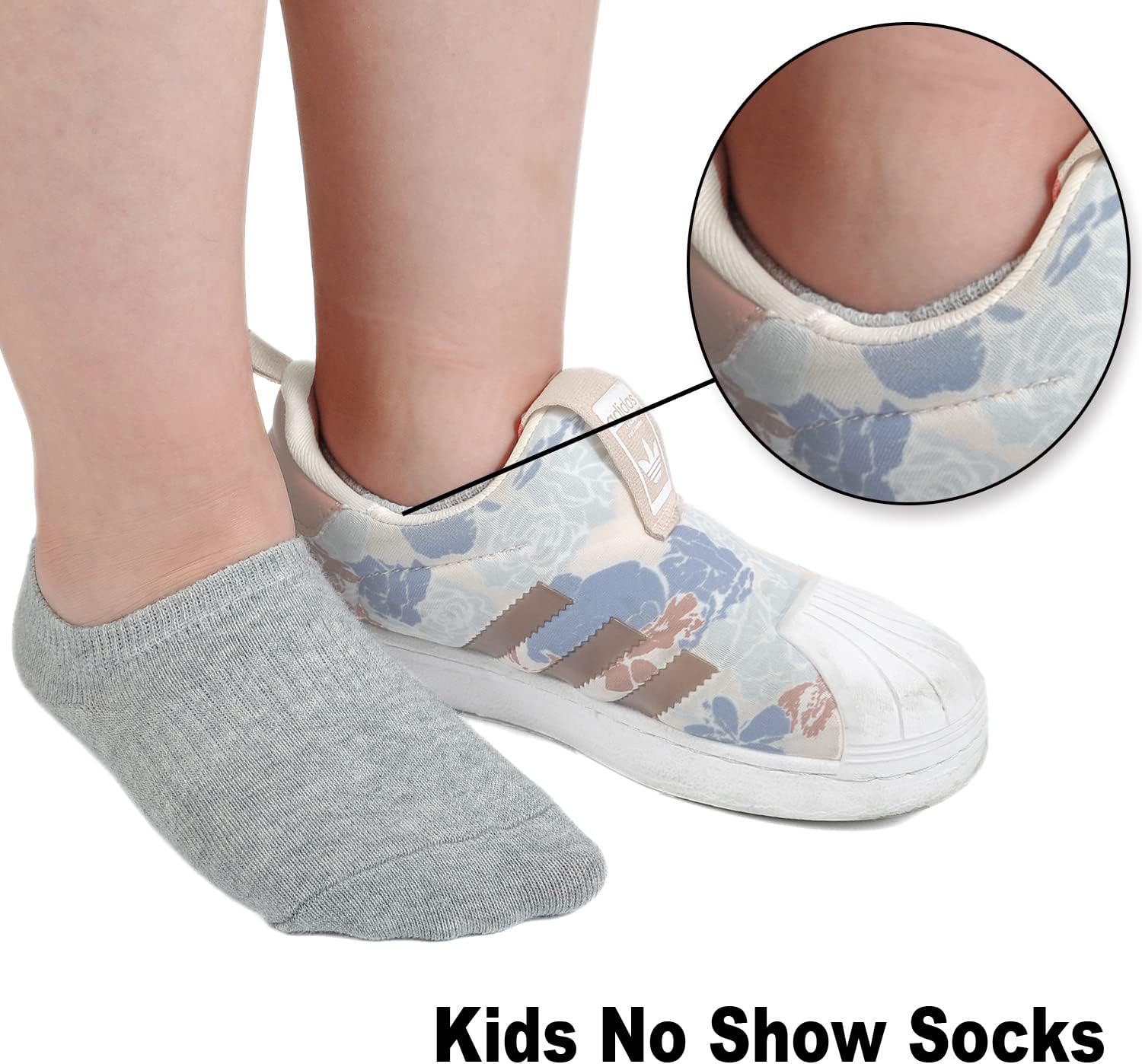 EPEIUS Kids No Show Socks 612 Pack
