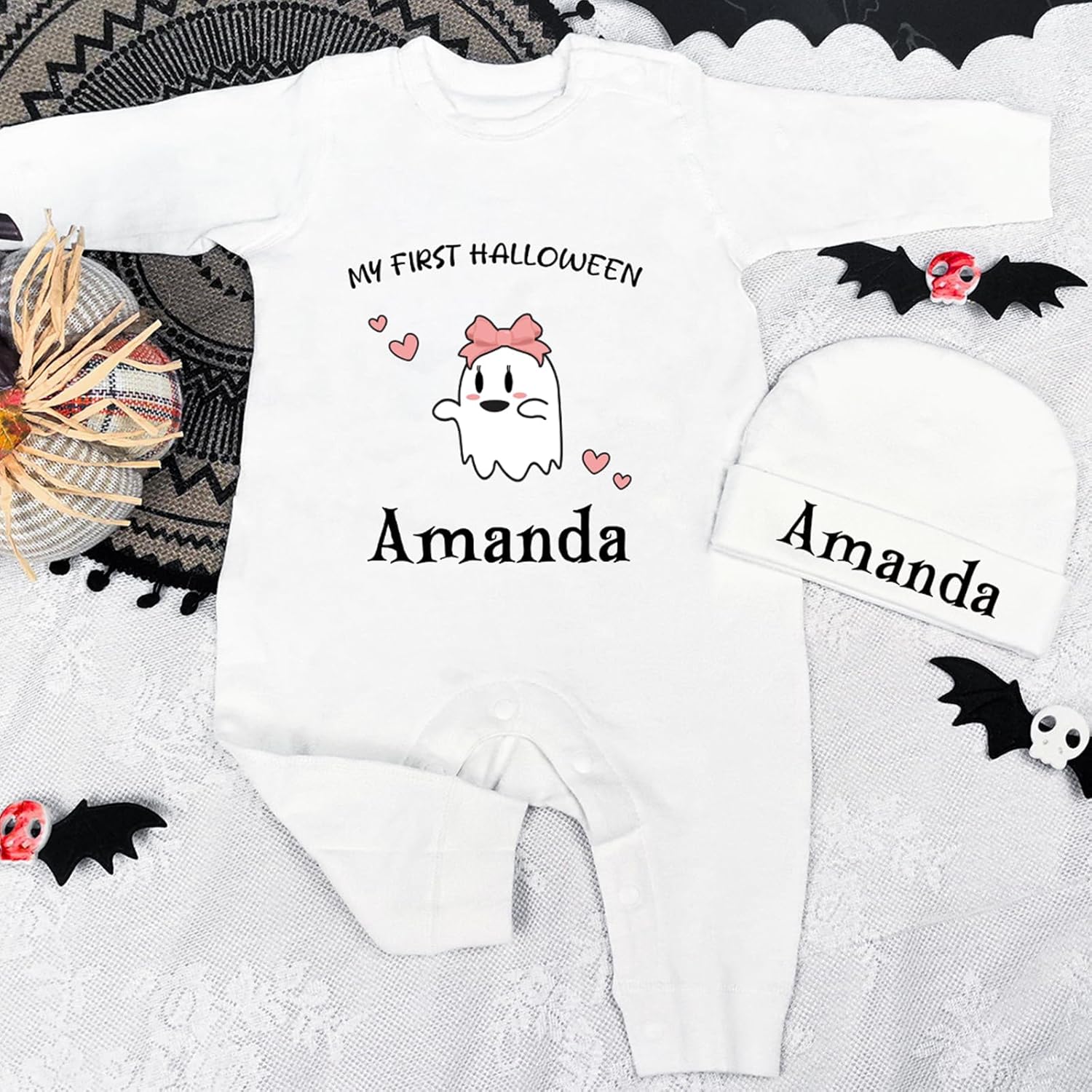 Personalized Newborn Outfit with Monogram