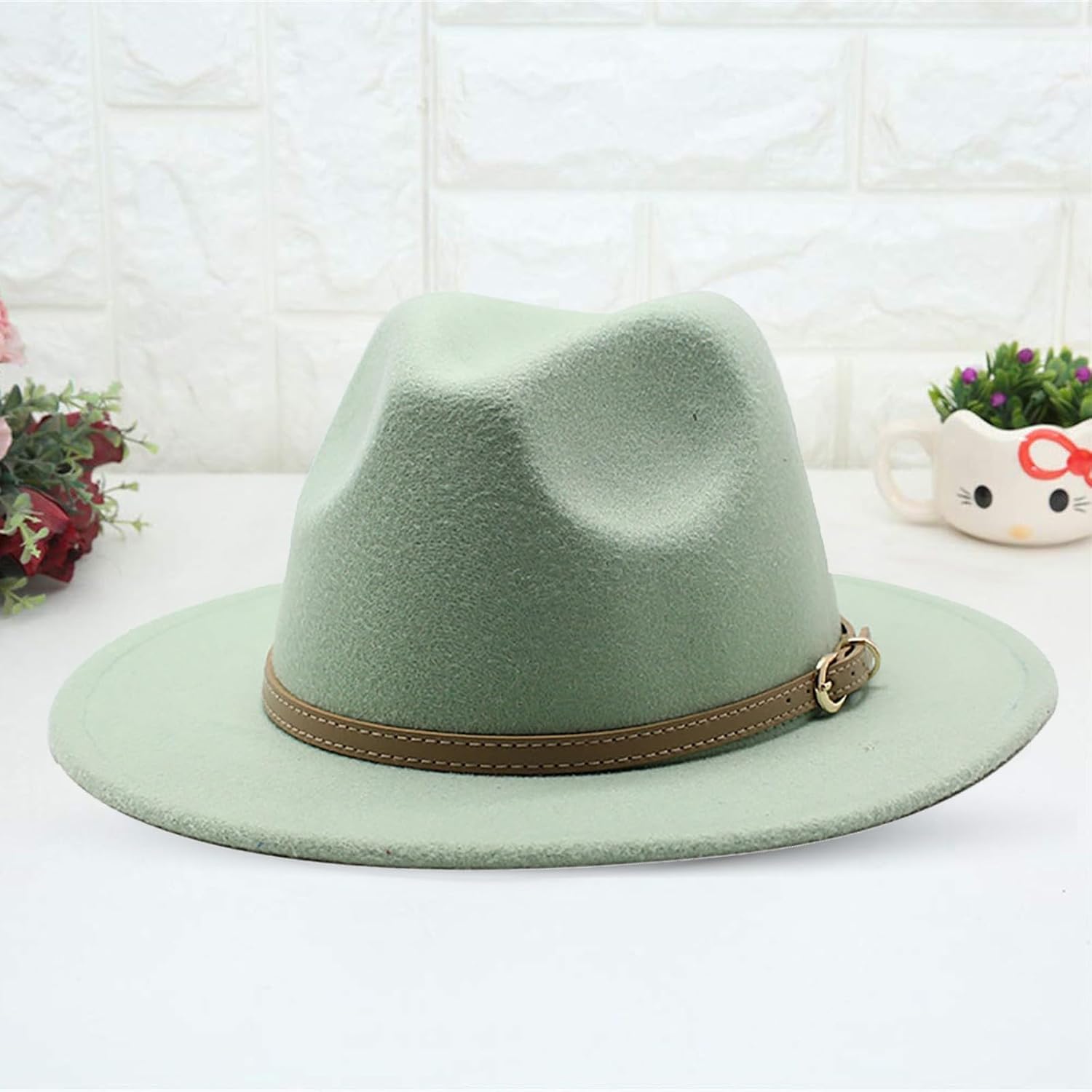 Mint Green Toddler Fedora for Kids