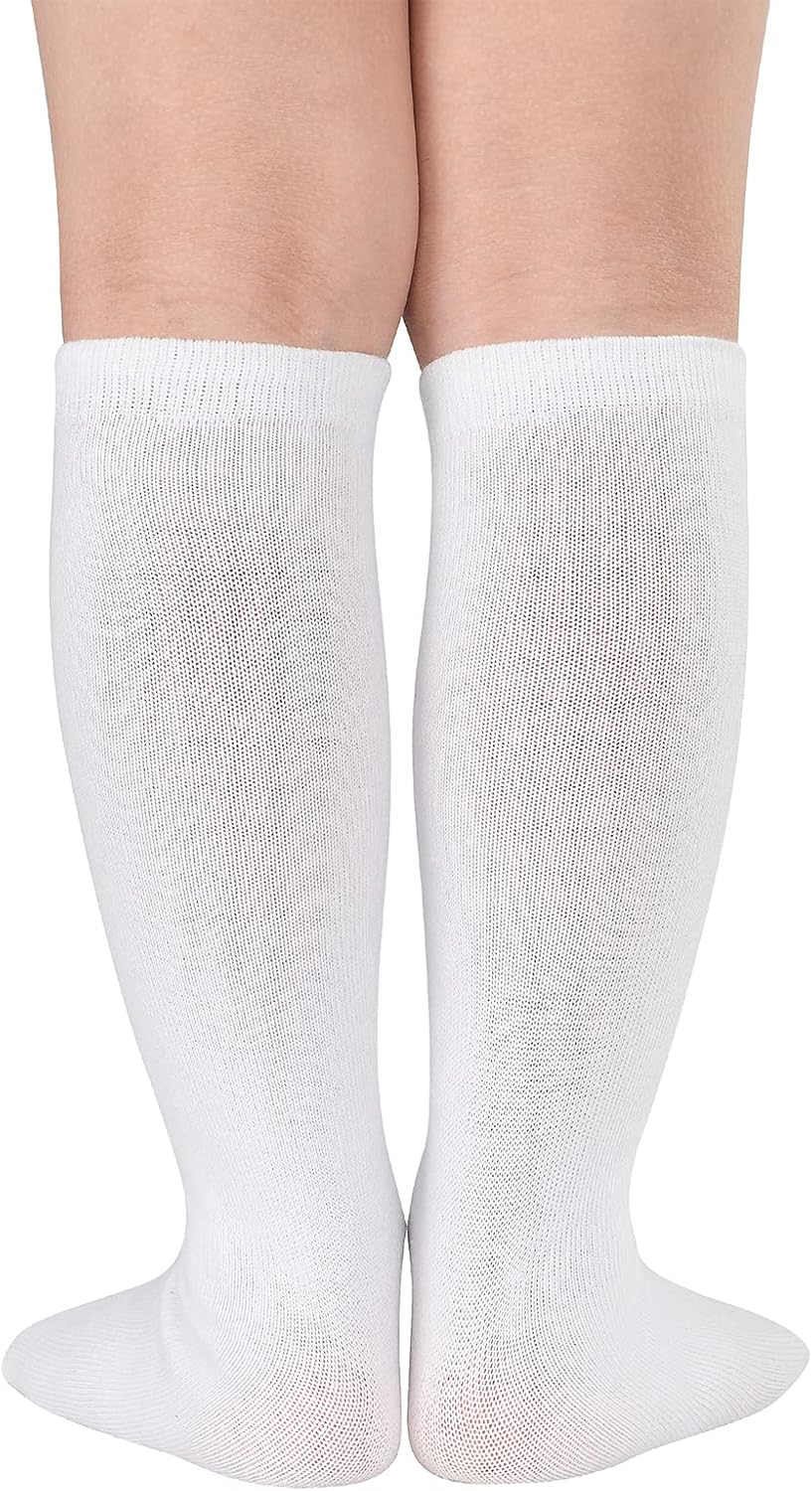 American Trends Kids Child Athletic Socks Striped Knee High Tube