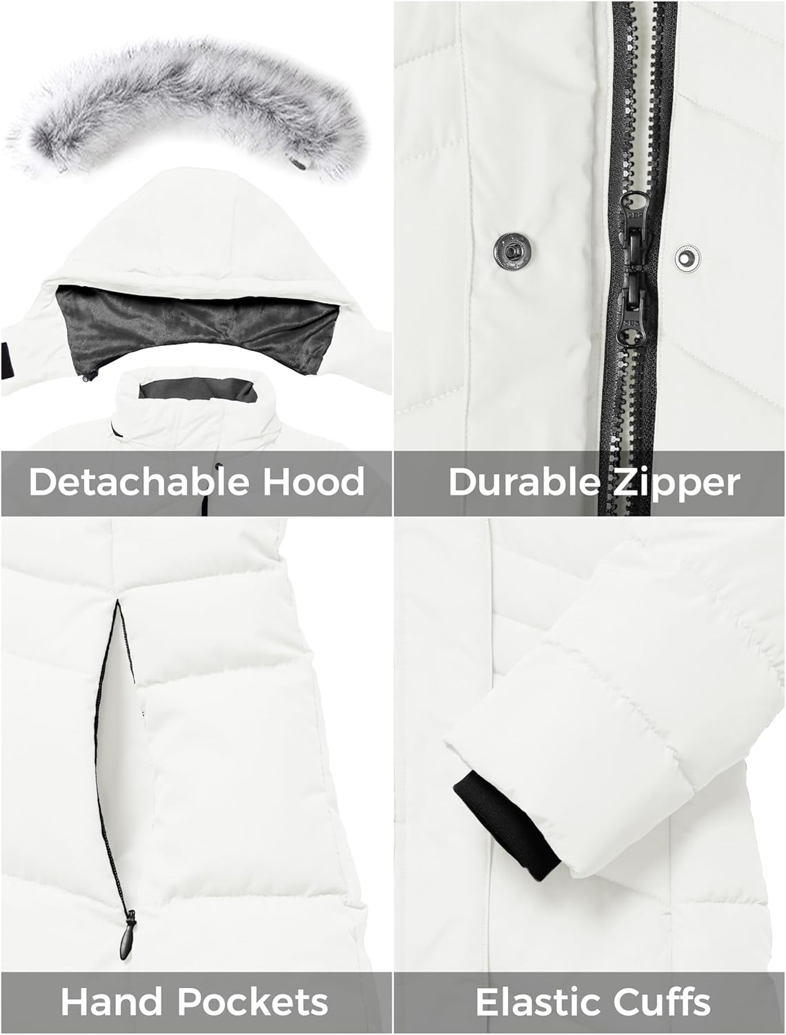 ZSHOW Girls Winter Coats - Warm Water-Resistant Parka