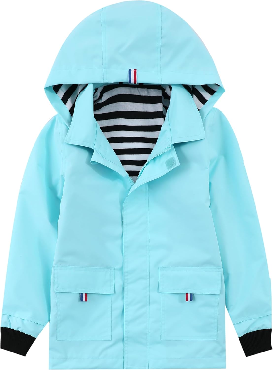 Hiheart Boys Girls Waterproof Hooded Jackets