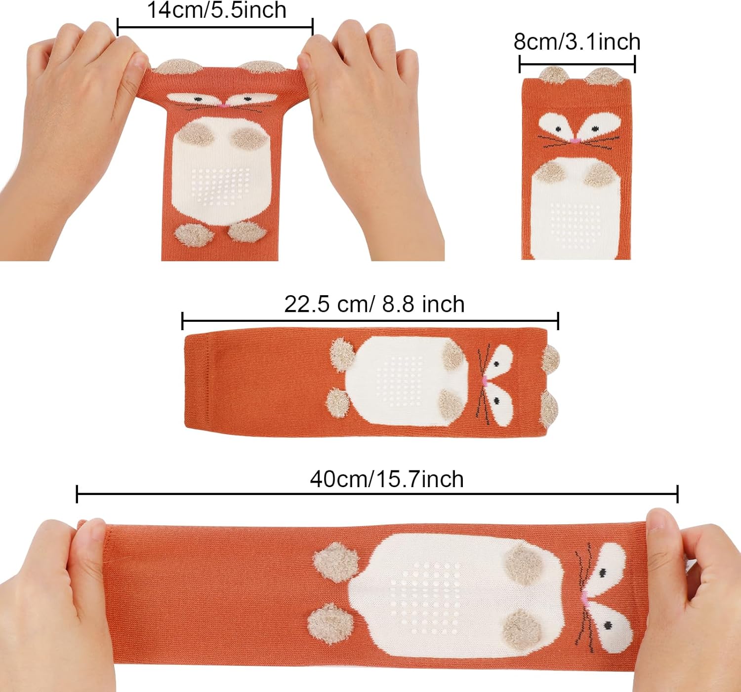XEPST Pack of 3 Toddler Animal Pattern Legwarmers