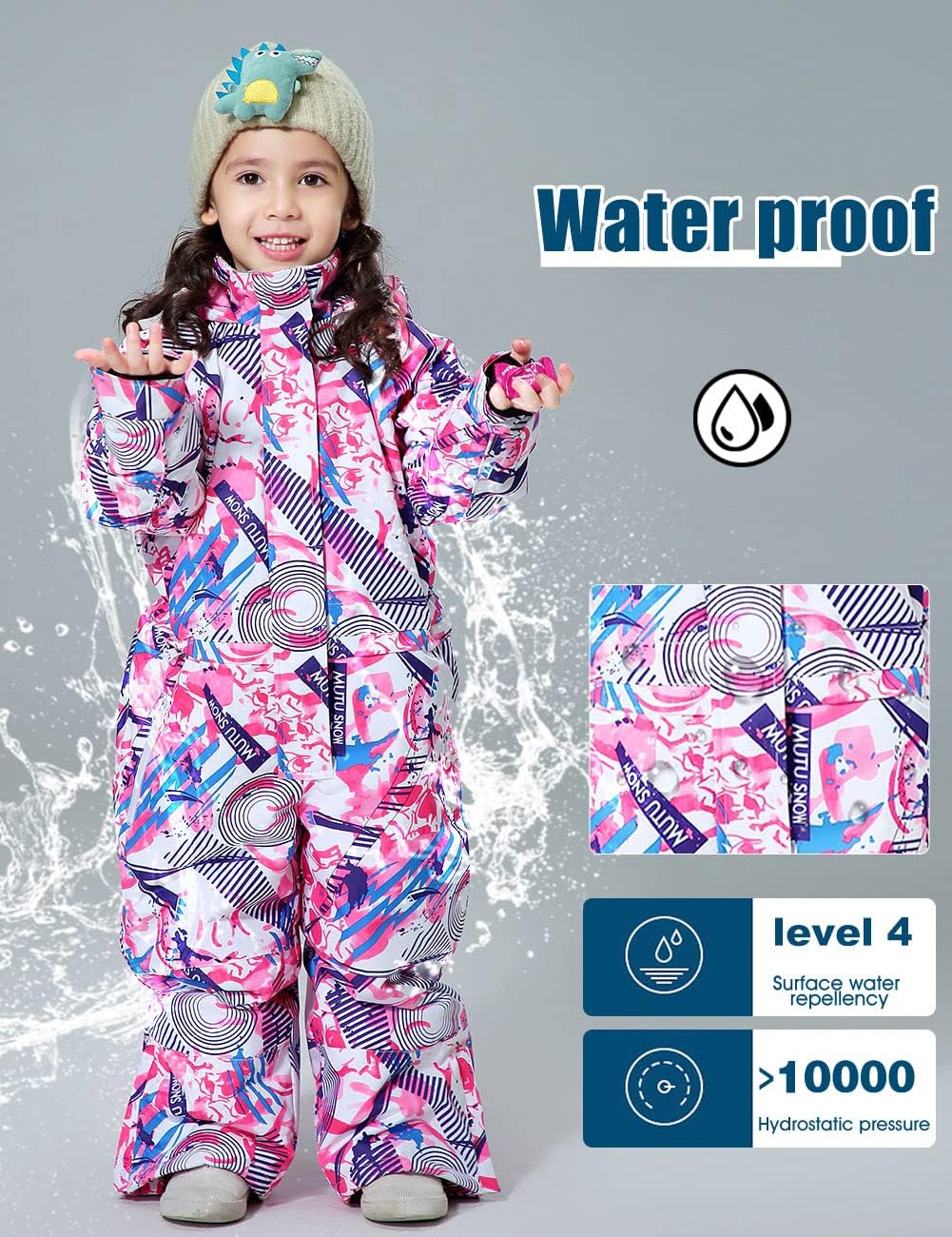 YEEFINE Boys and Girls Winter Snowsuit for KidsStay Safe Stay Warm