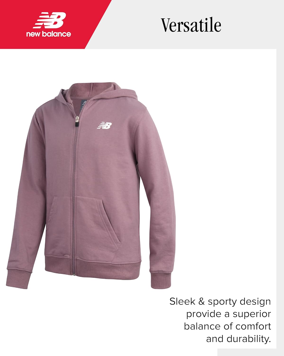New Balance Girls Fleece Hoodie
