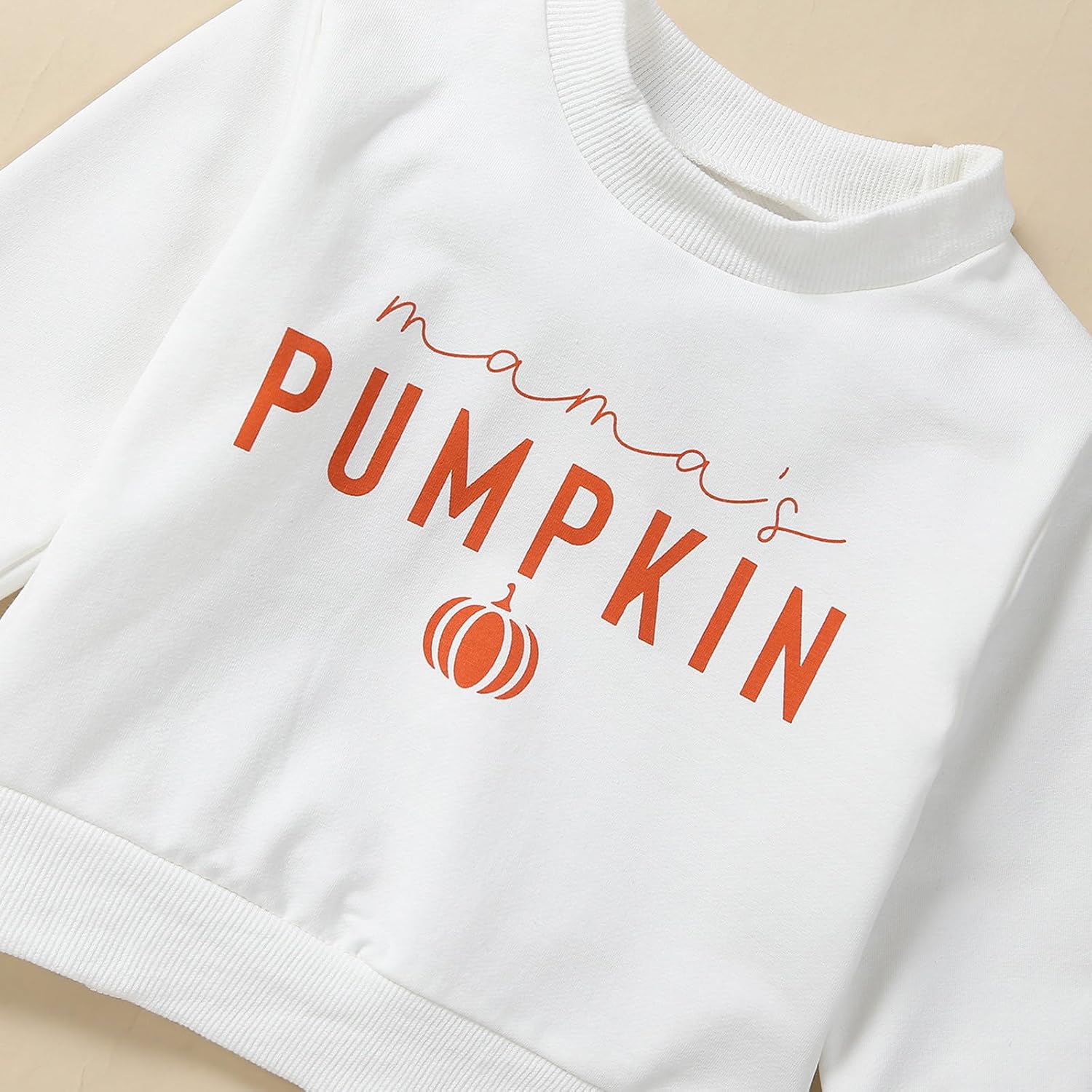 Mommy and Me Family Matching Outfits Halloween Pumpkin Print