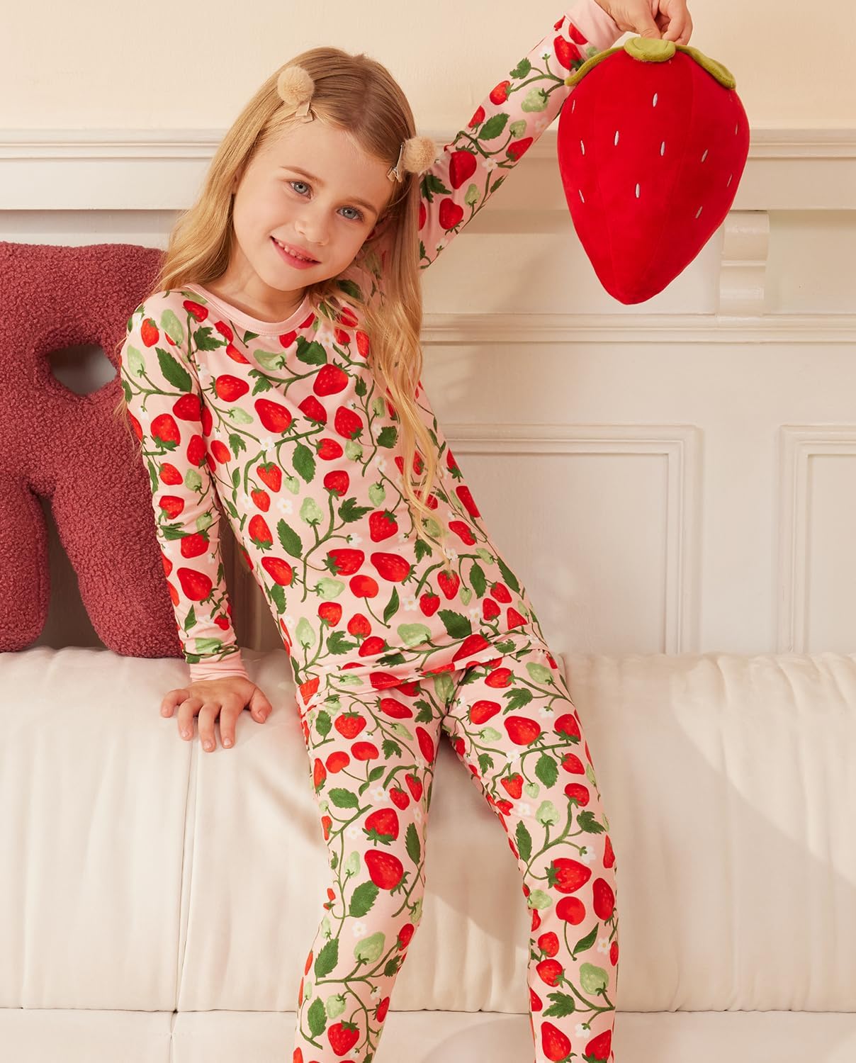 Luxurious Bamboo Viscose Pajama Set for Toddlers 2-8 Years