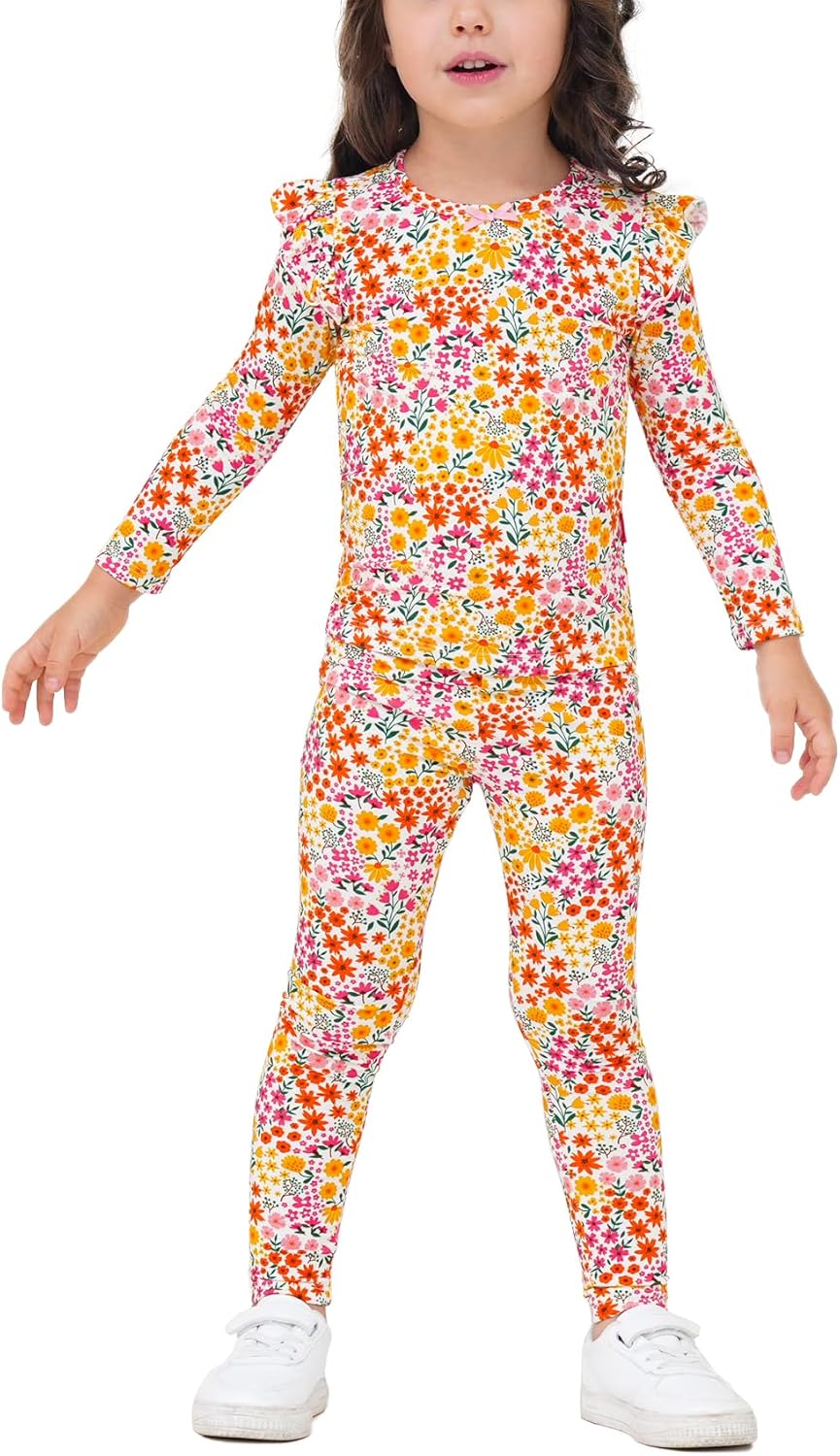 EASWEET Bamboo Viscose toddler girl pajama set