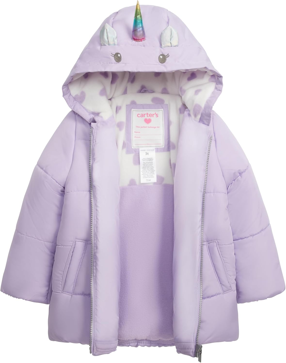 Carters Girls 2-Piece Heavyweight Skisuit