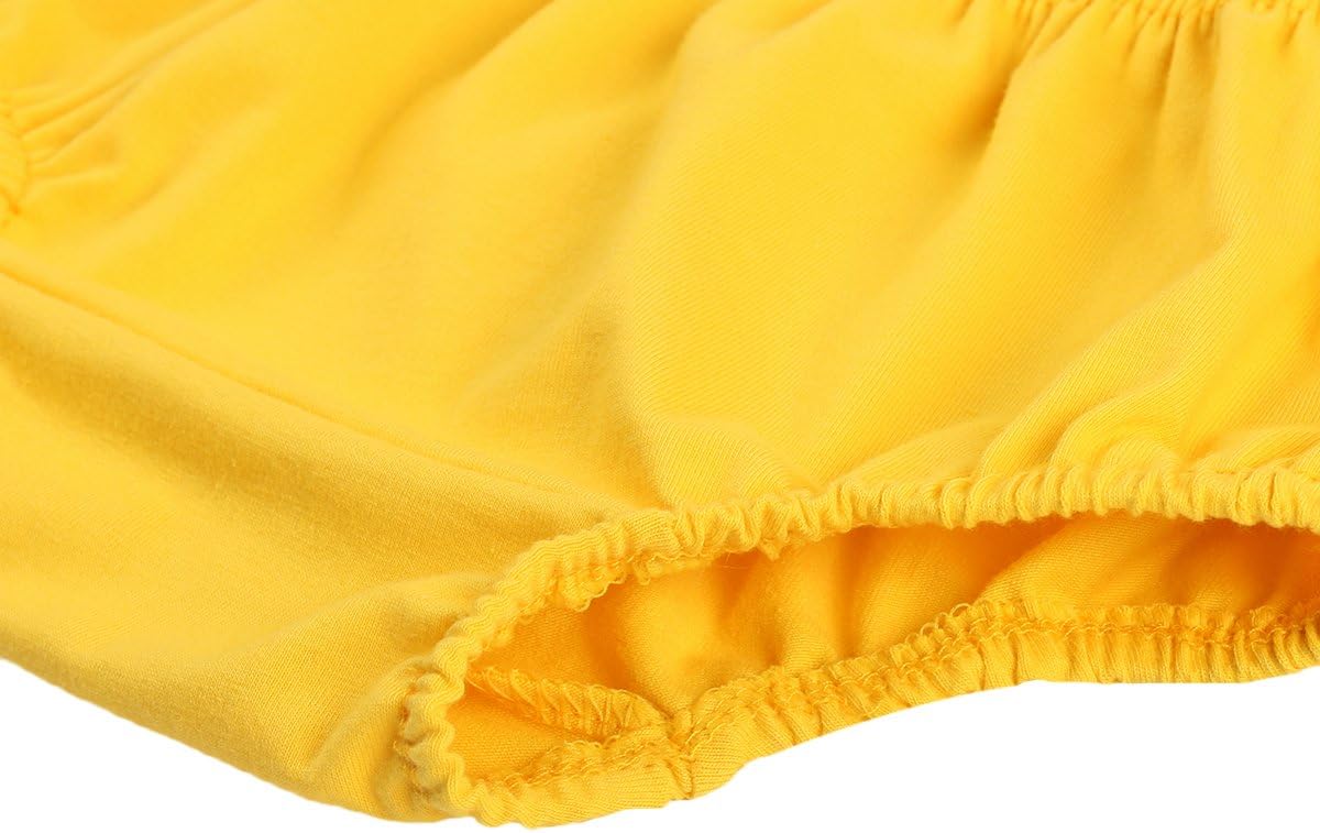 Beeby Yellow Summer Diaper Shorts for Babies