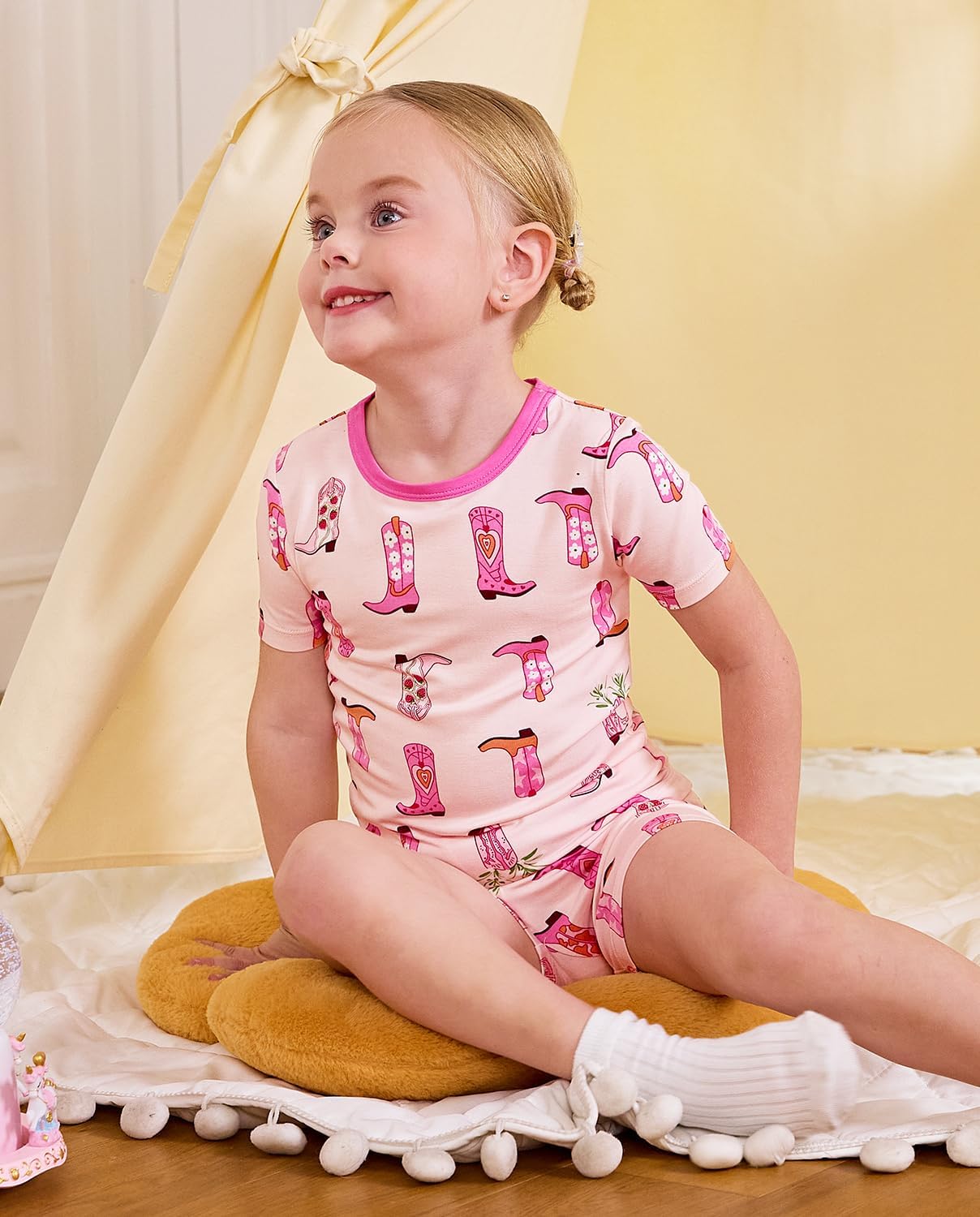 Stay Snug Cool with Bamboo Viscose Pajamas for Toddler Girls