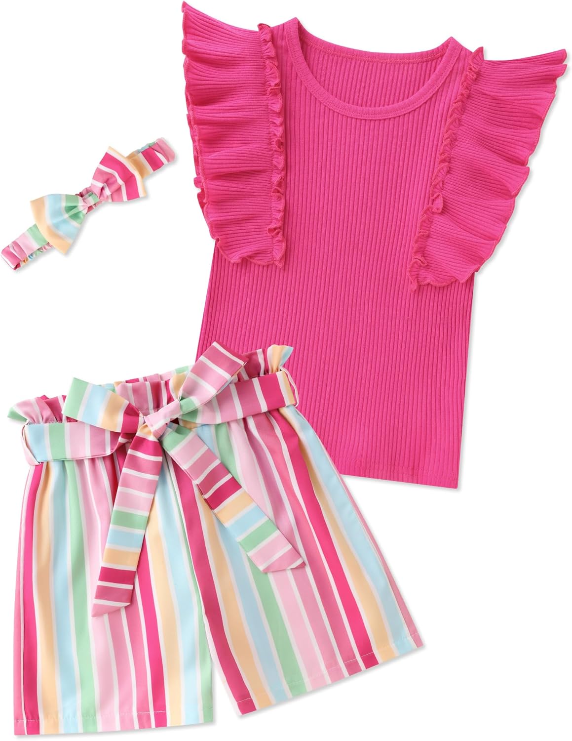 Crazyme Toddler Girl Clothing Set