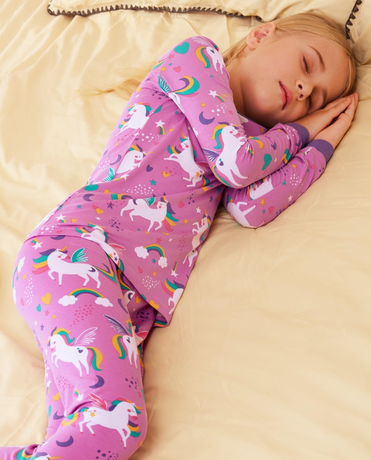 Luxurious Bamboo Viscose Pajama Sets for Kids 2-8Y