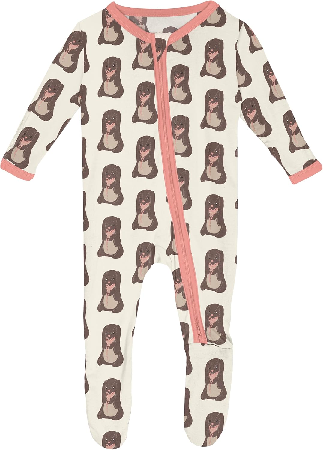 KicKee Print Jammies for Babies and Kids with Zipper