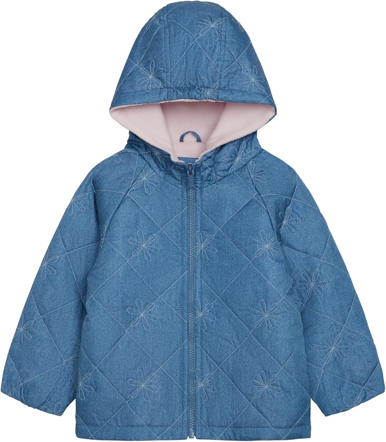 Carters Girls Daisy Diamond Quilted Jacket
