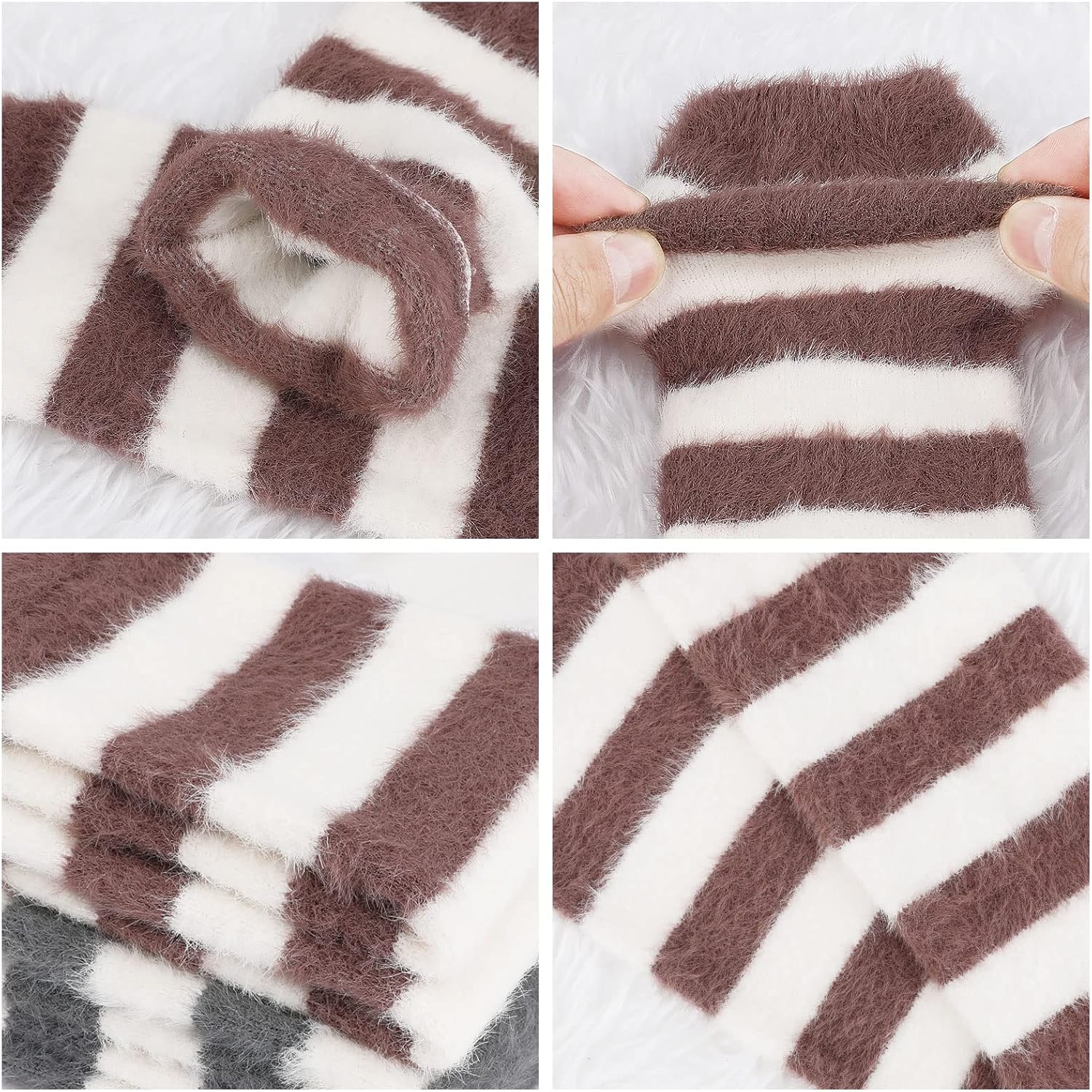 XEPST 2 Pairs Stripe Baby LegWarmers Unisex for 0-5