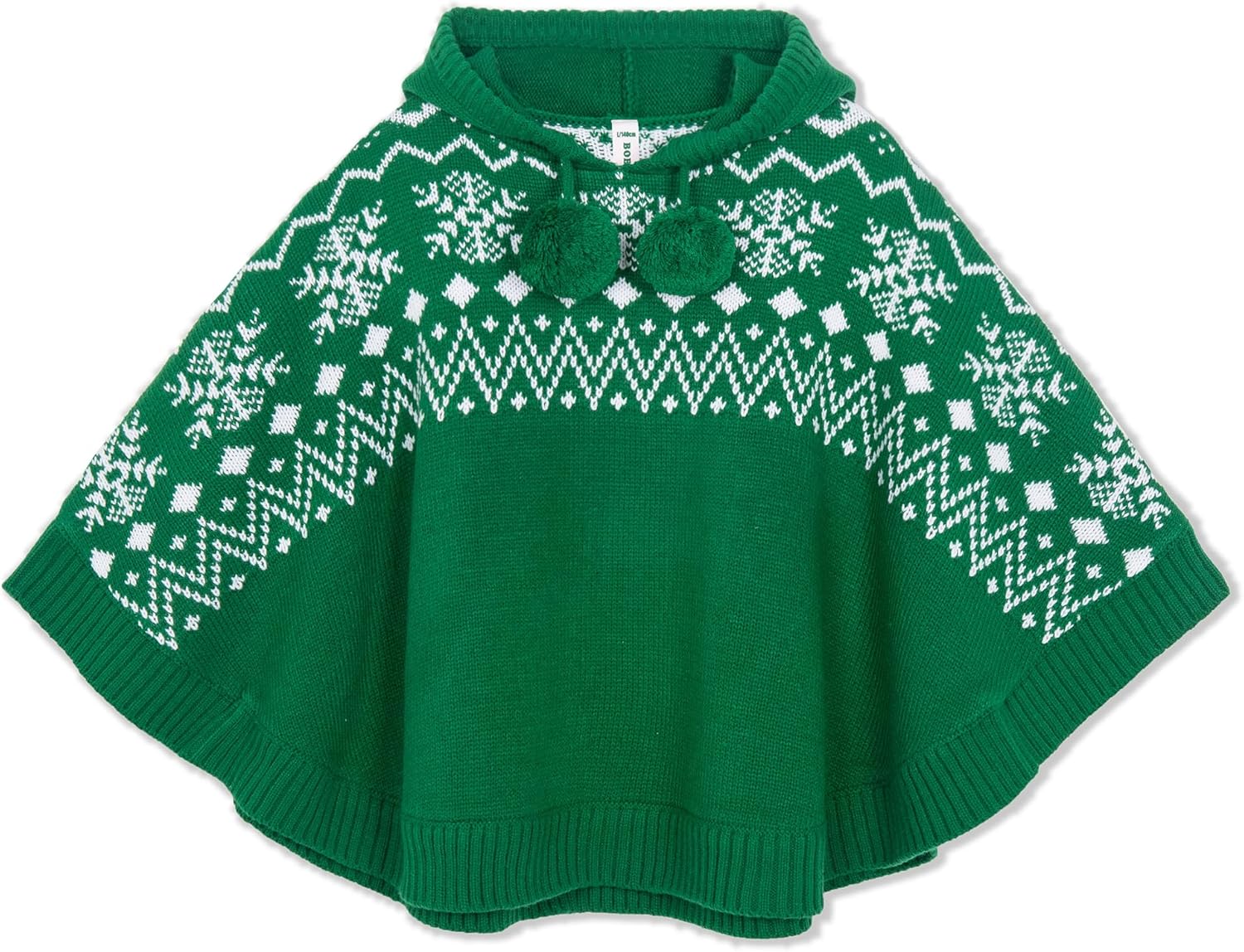 BOYOYO Girls Pullover Cape 3-12 Years