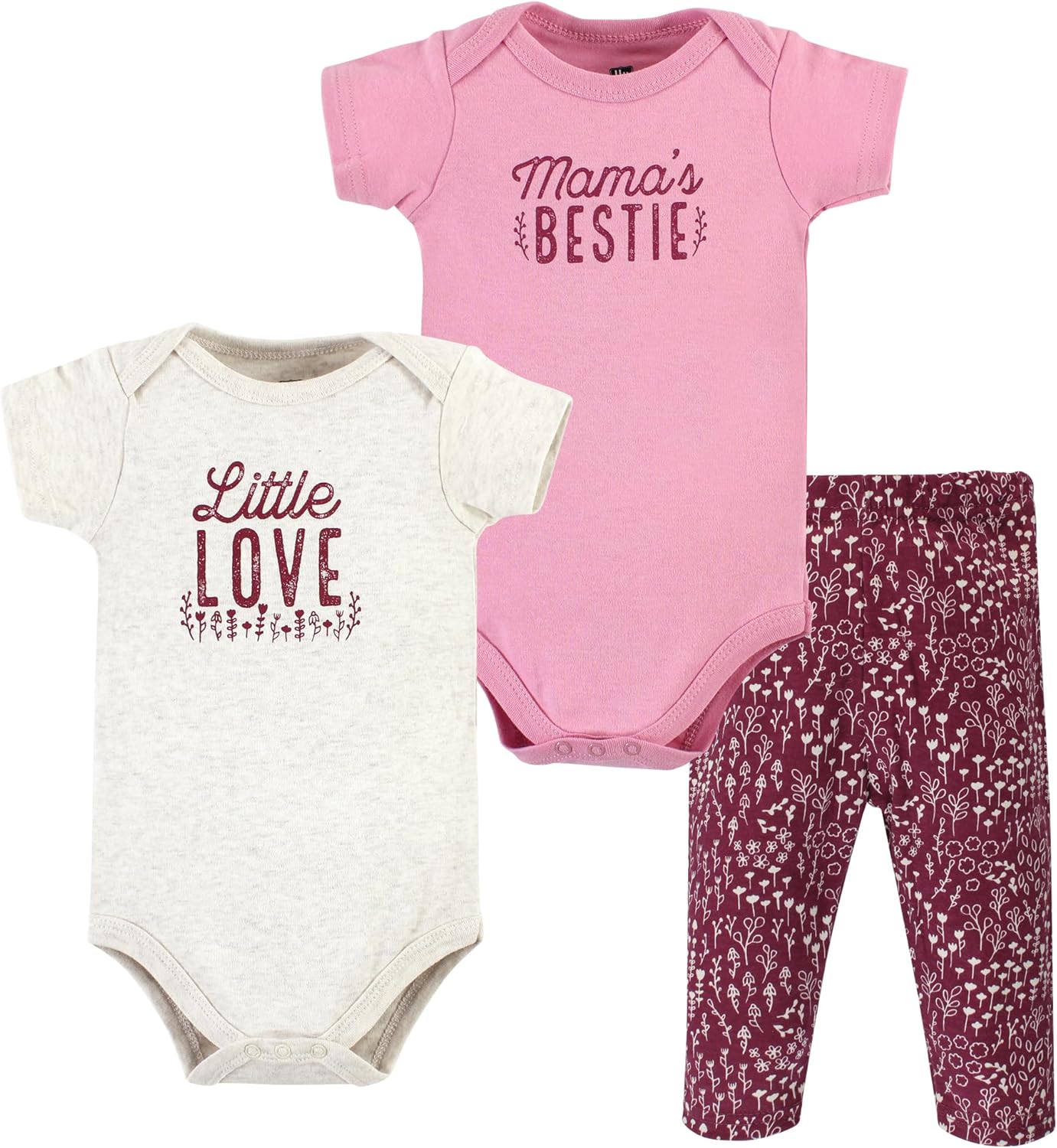 Hudson Baby Unisex Cotton Bodysuit and Pant Set Perfect for Growing Babies