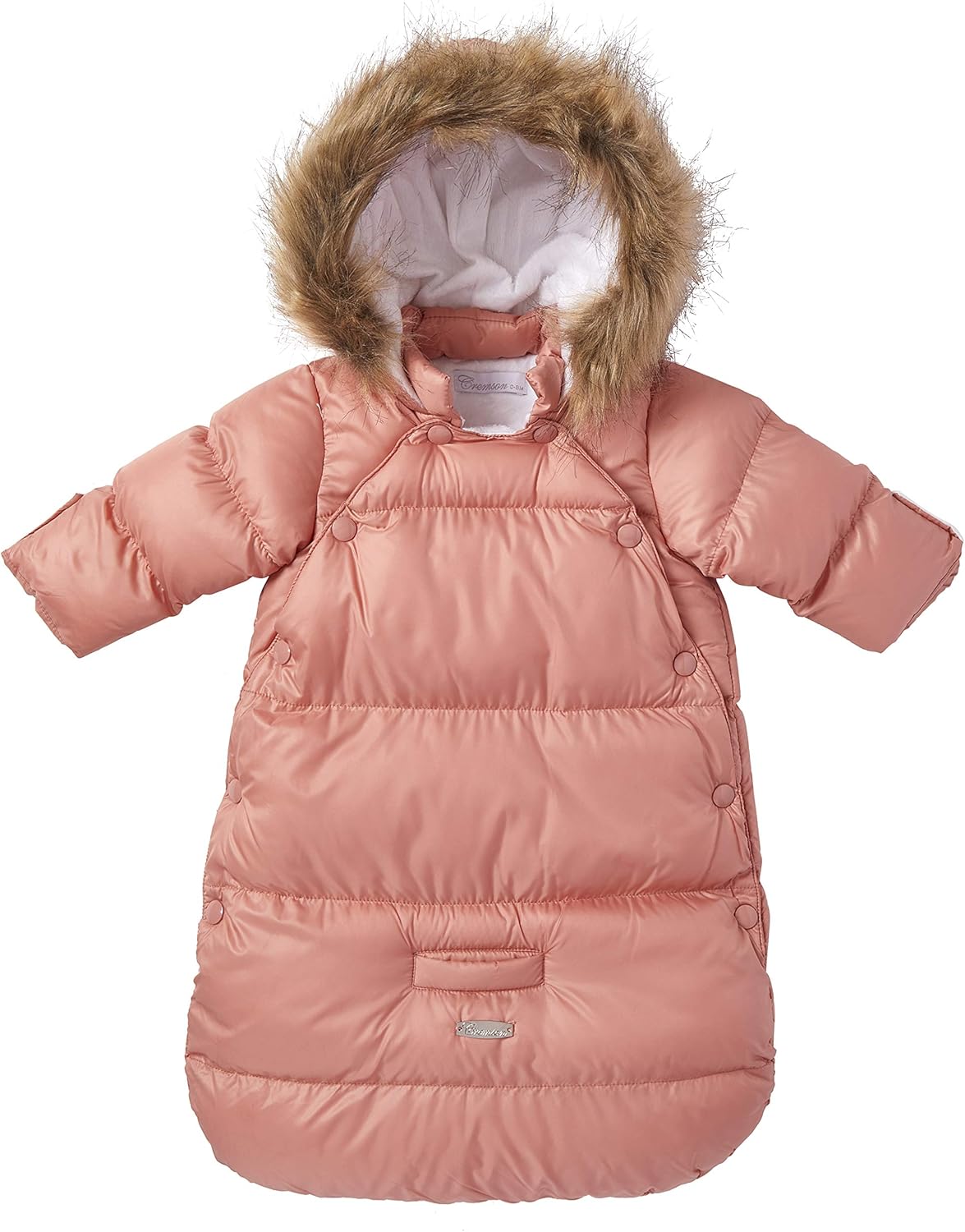 Crimson Girls Baby Newborn Puffer Carbag Pram Snowsuit