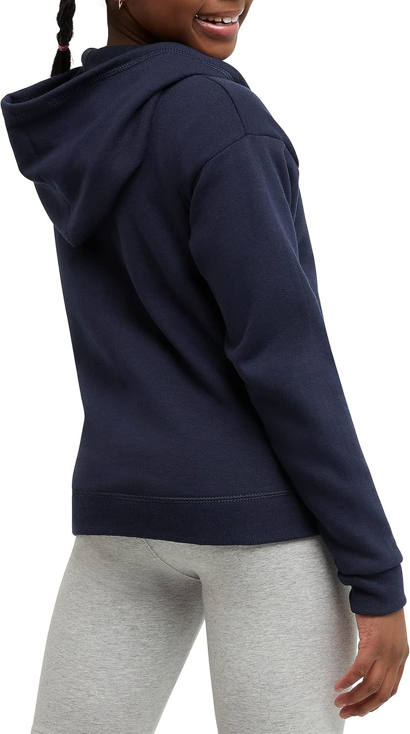 Hanes Girls Full-Zip Comfort Soft hoodie