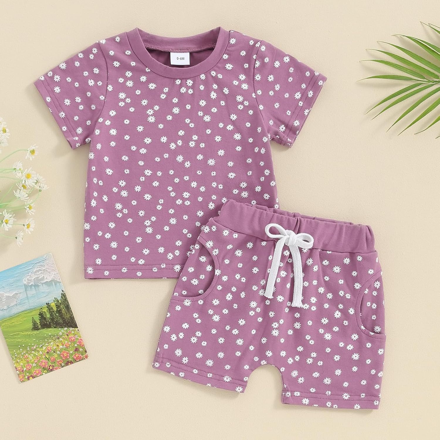 Perfect Toddler Girl Outfit Lightweight Cute 6-24 Months