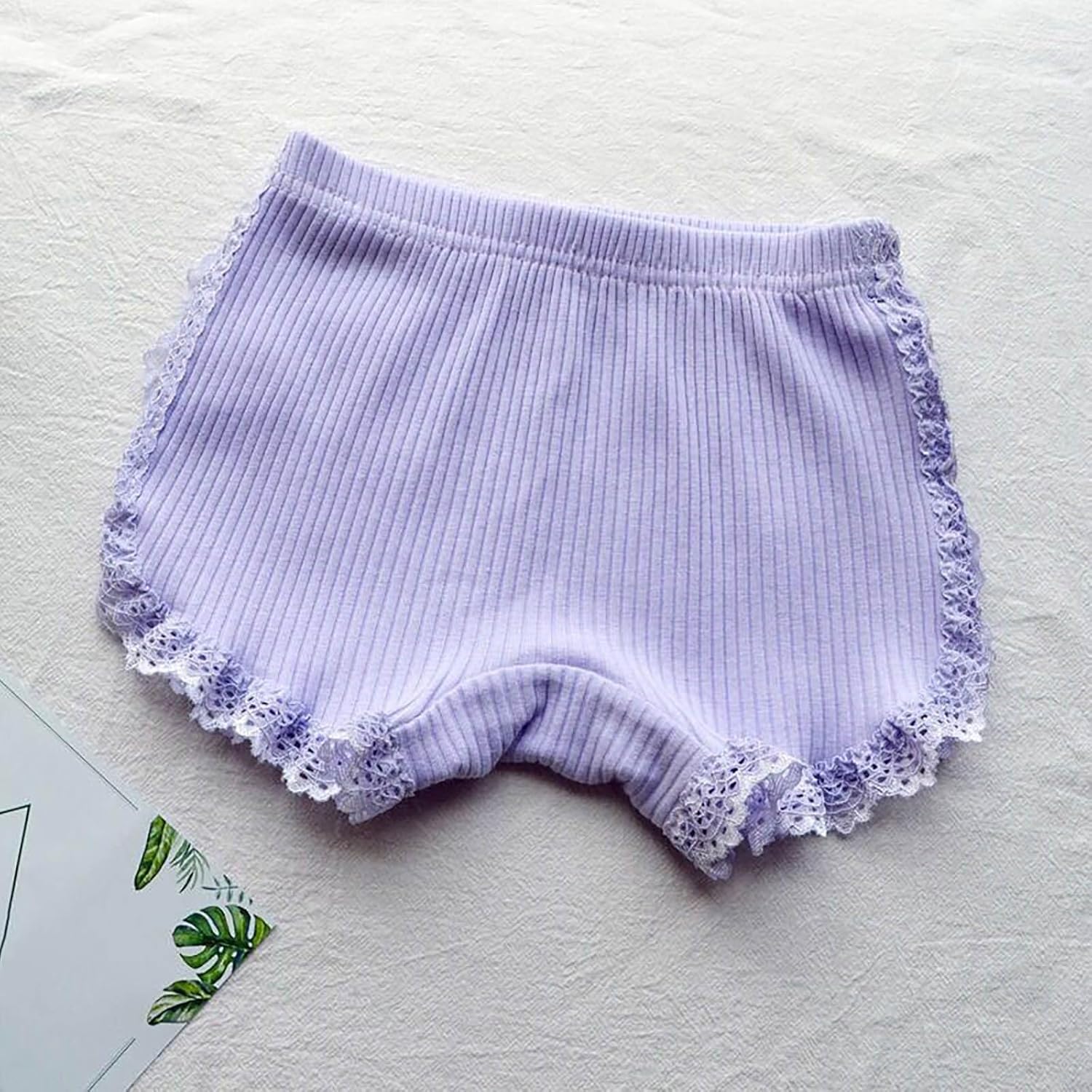 Cute Ruffled Plaid Print Summer Shorts for Kids