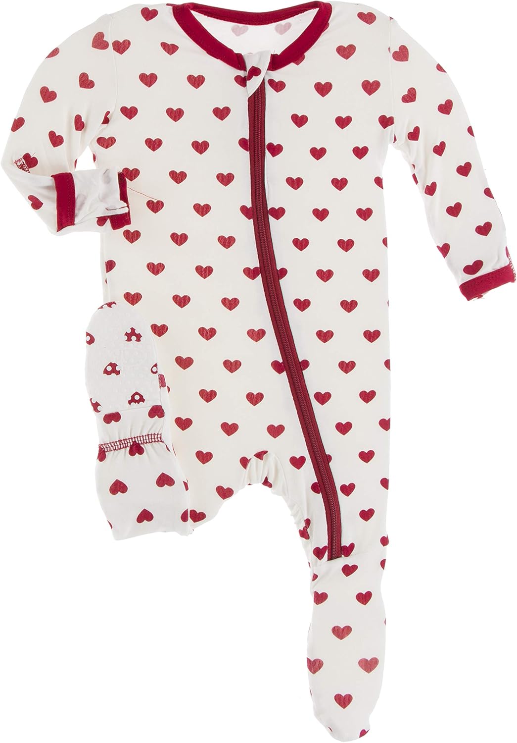 KicKee Full of Hearts Footie