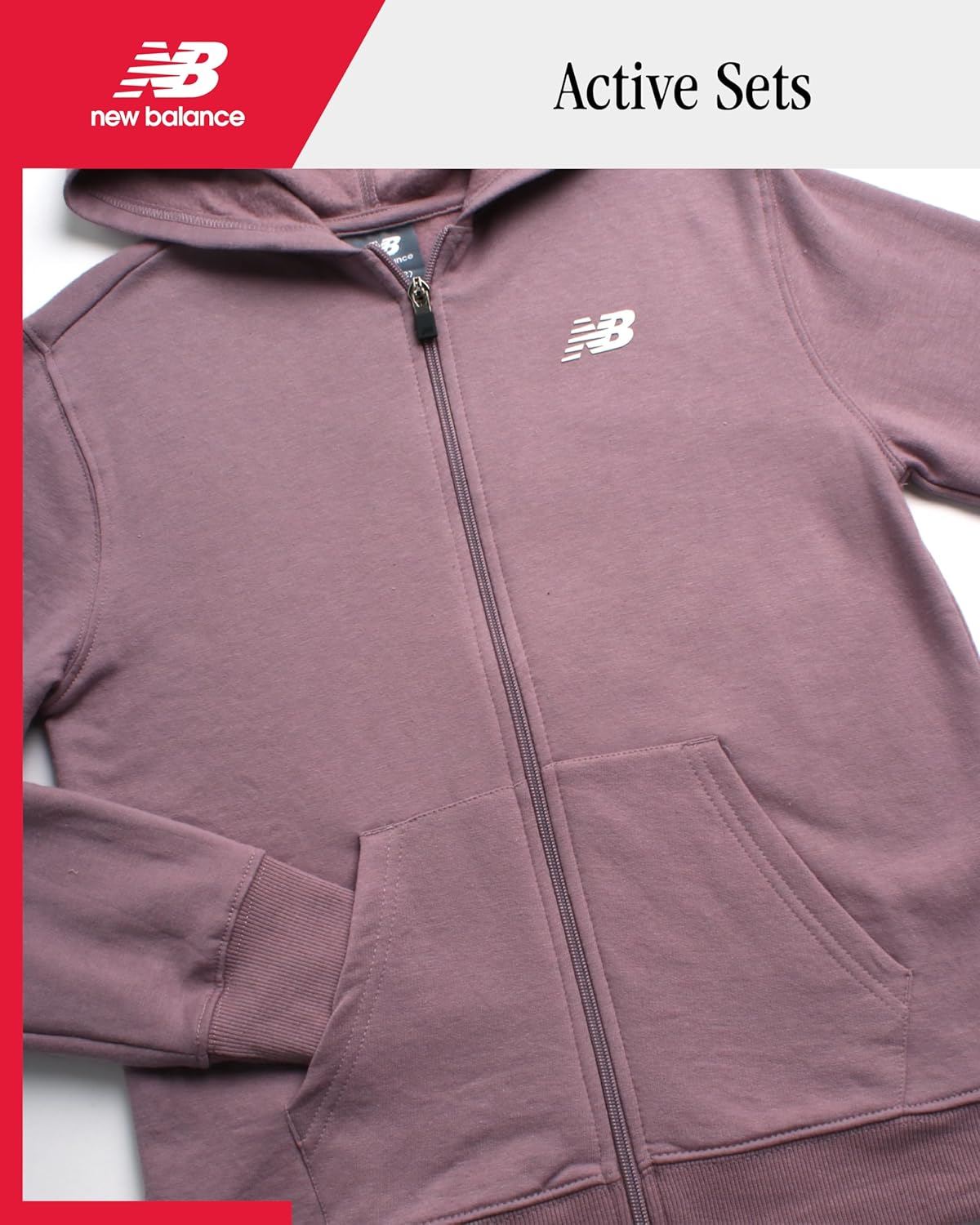 New Balance Girls Fleece Hoodie