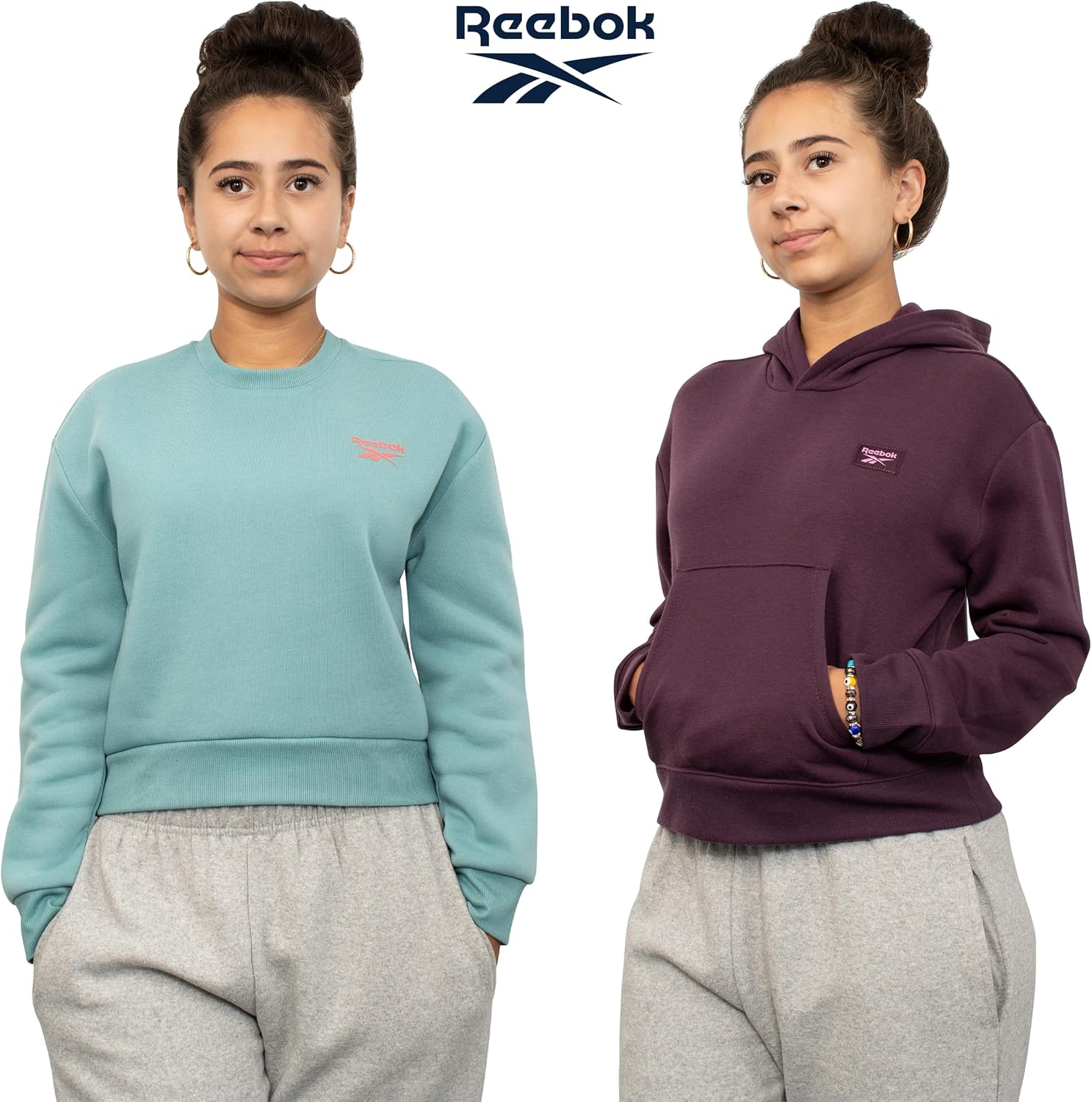 Reebok - Girls Fashion Hoodie 2-Pack 7-16