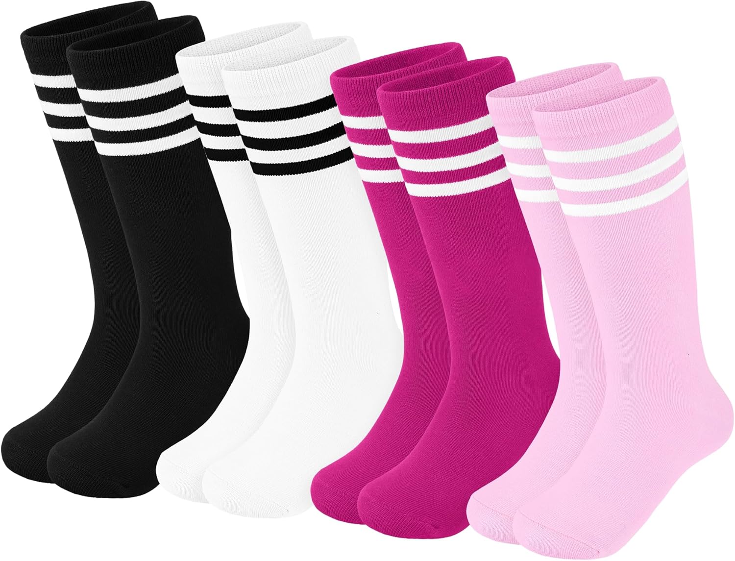 Kids Soccer Socks Youth Boys Girls Baseball Softball Striped
